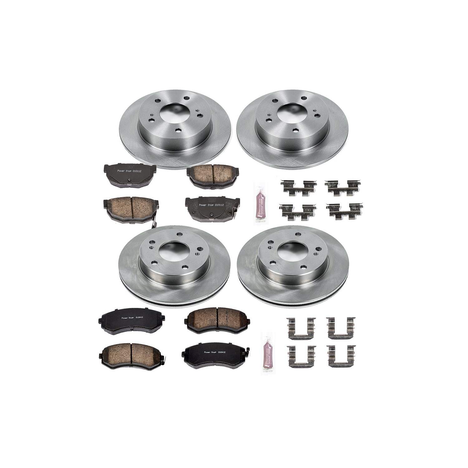 Power Stop 94-96 Nissan 240SX Front & Rear Autospecialty Brake Kit