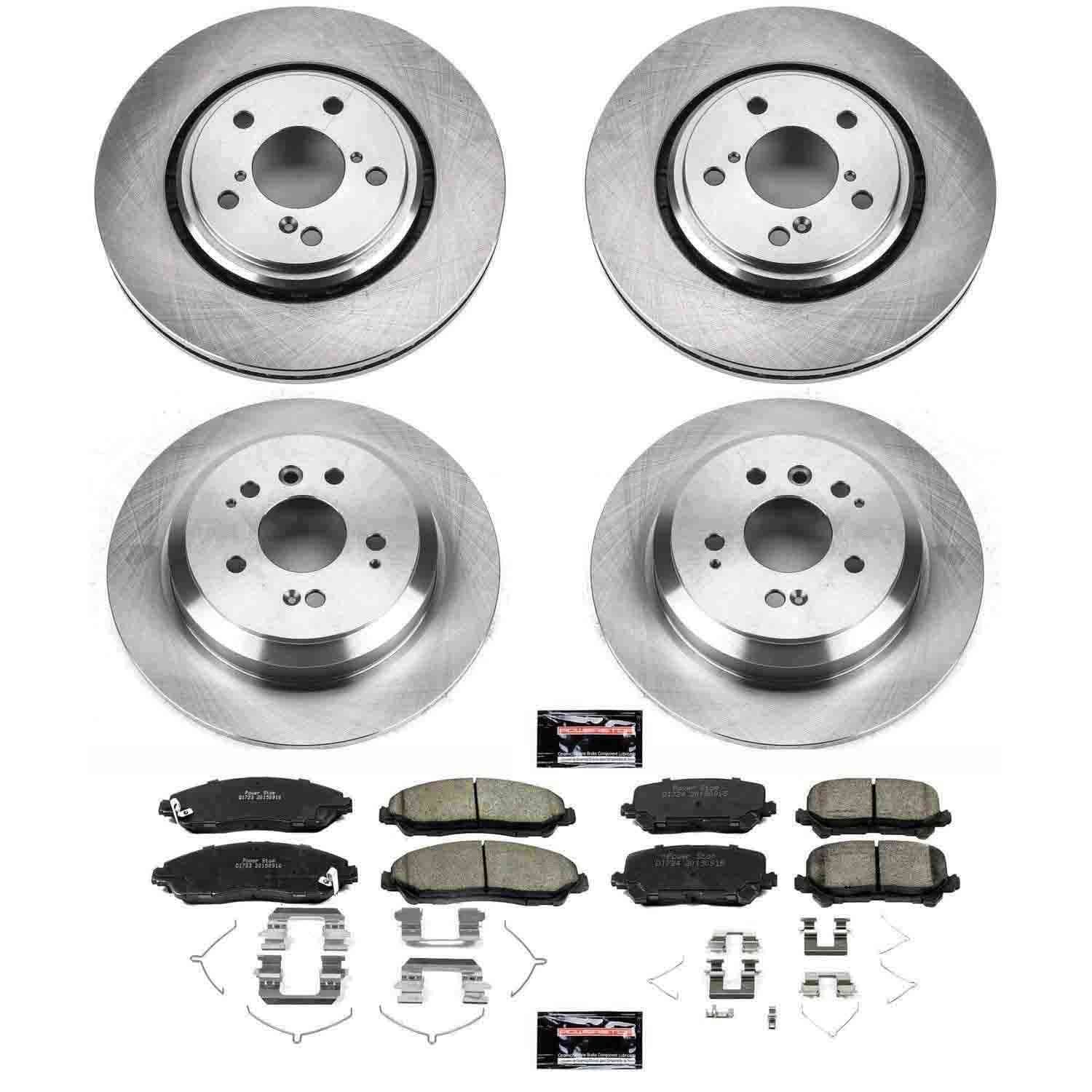 Power Stop 16-19 Honda Pilot Front & Rear Autospecialty Brake Kit