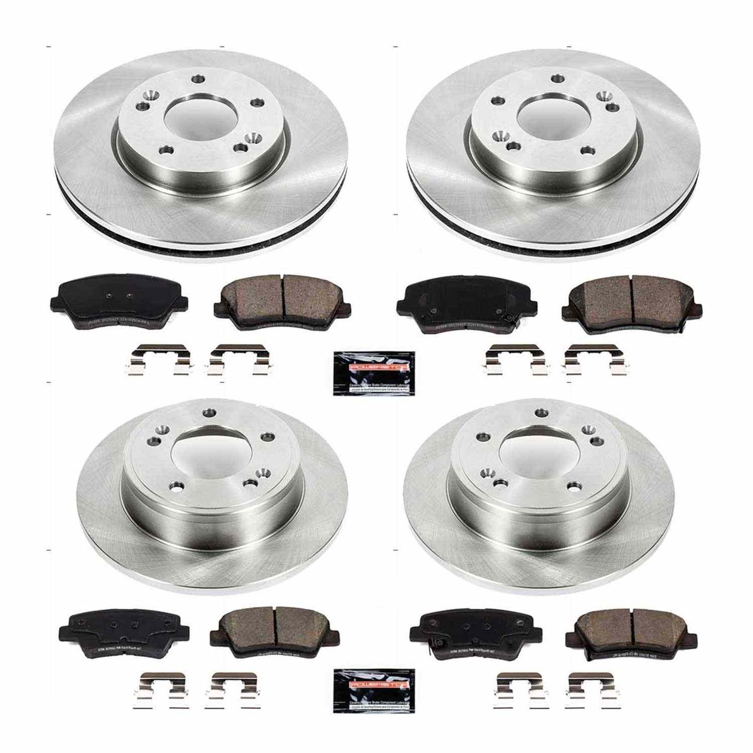 Power Stop 16-17 Hyundai Veloster Front & Rear Autospecialty Brake Kit