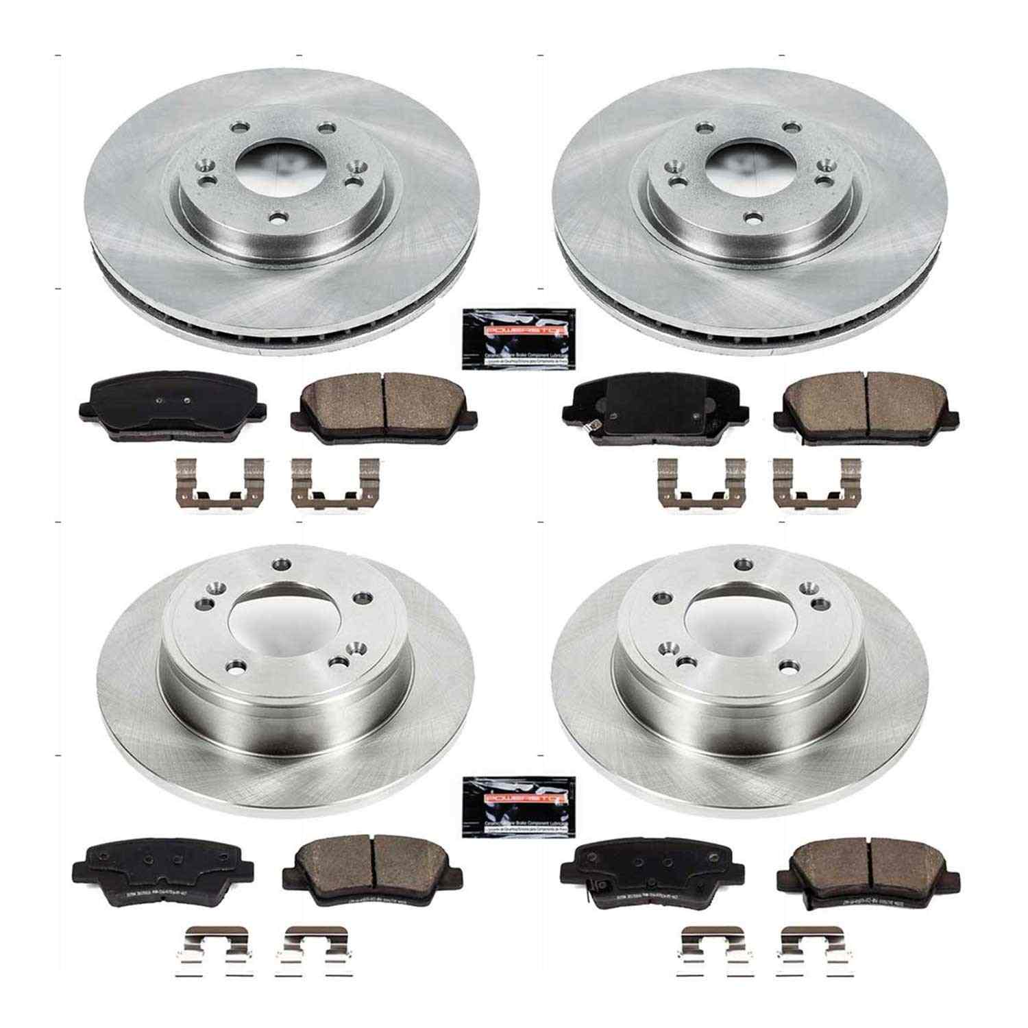 Power Stop 16-17 Hyundai Veloster Front & Rear Autospecialty Brake Kit