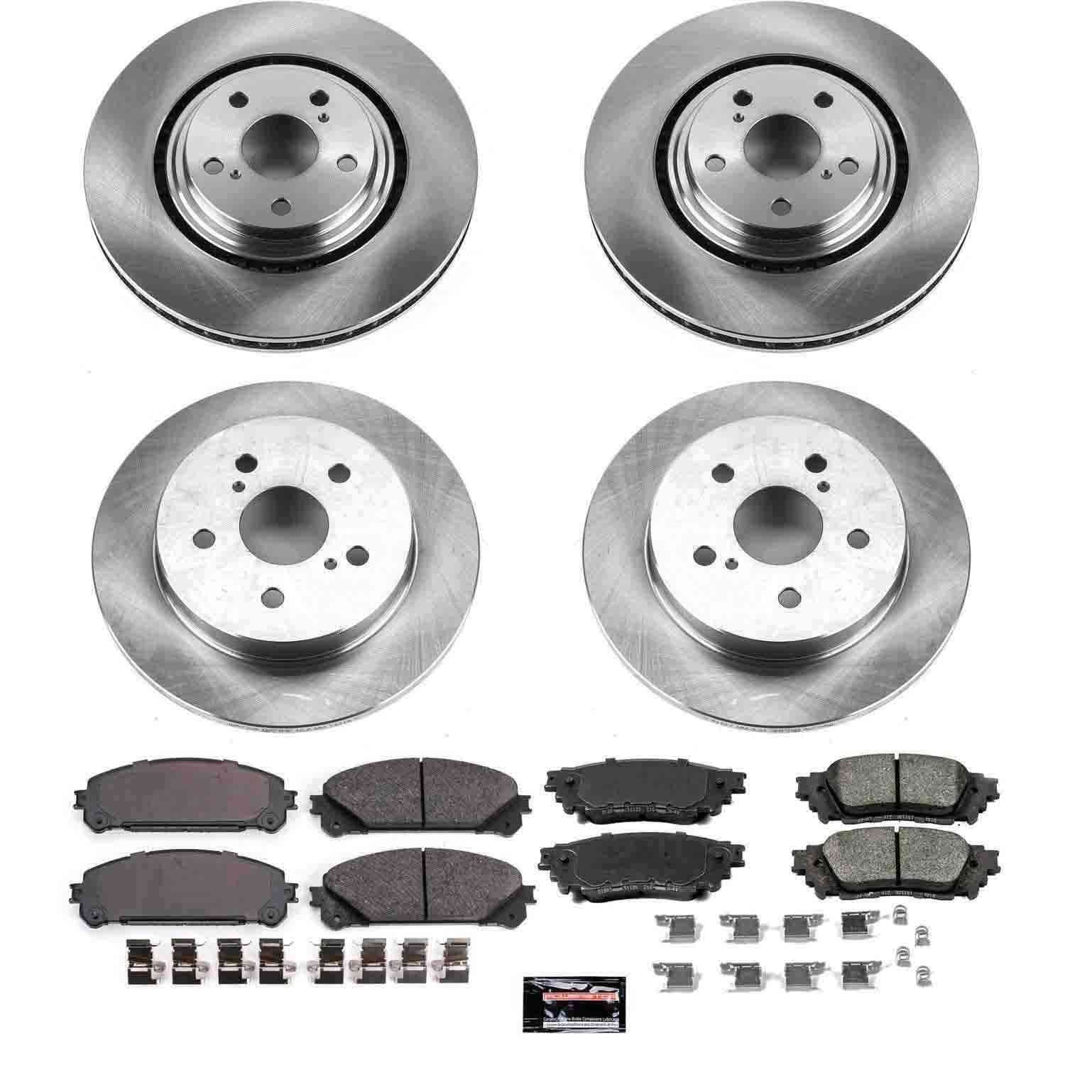 Power Stop 15-17 Lexus NX200t Front & Rear Autospecialty Brake Kit