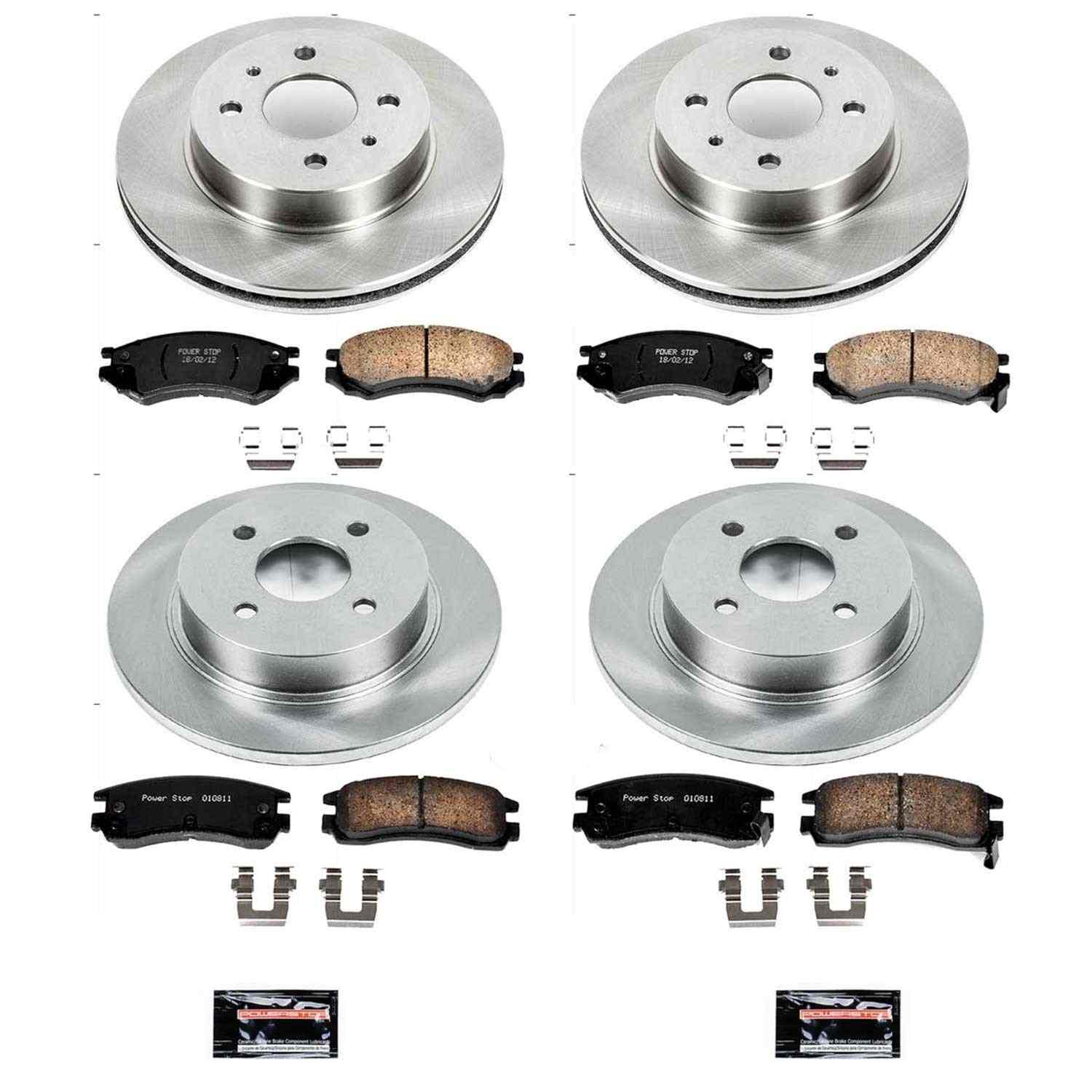 Power Stop 91-92 Saturn SC Front & Rear Autospecialty Brake Kit