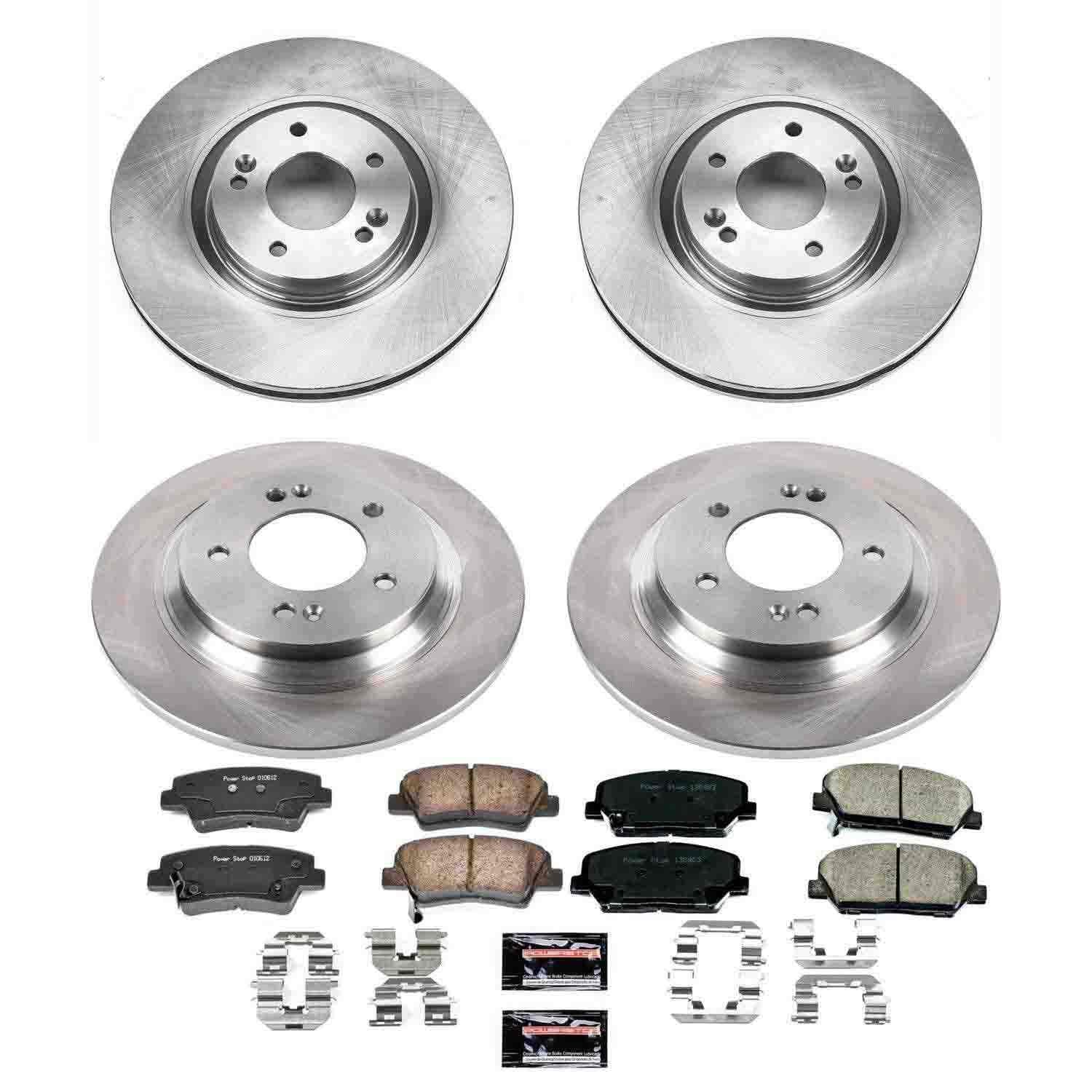 Power Stop 13-15 Kia Optima Front & Rear Autospecialty Brake Kit
