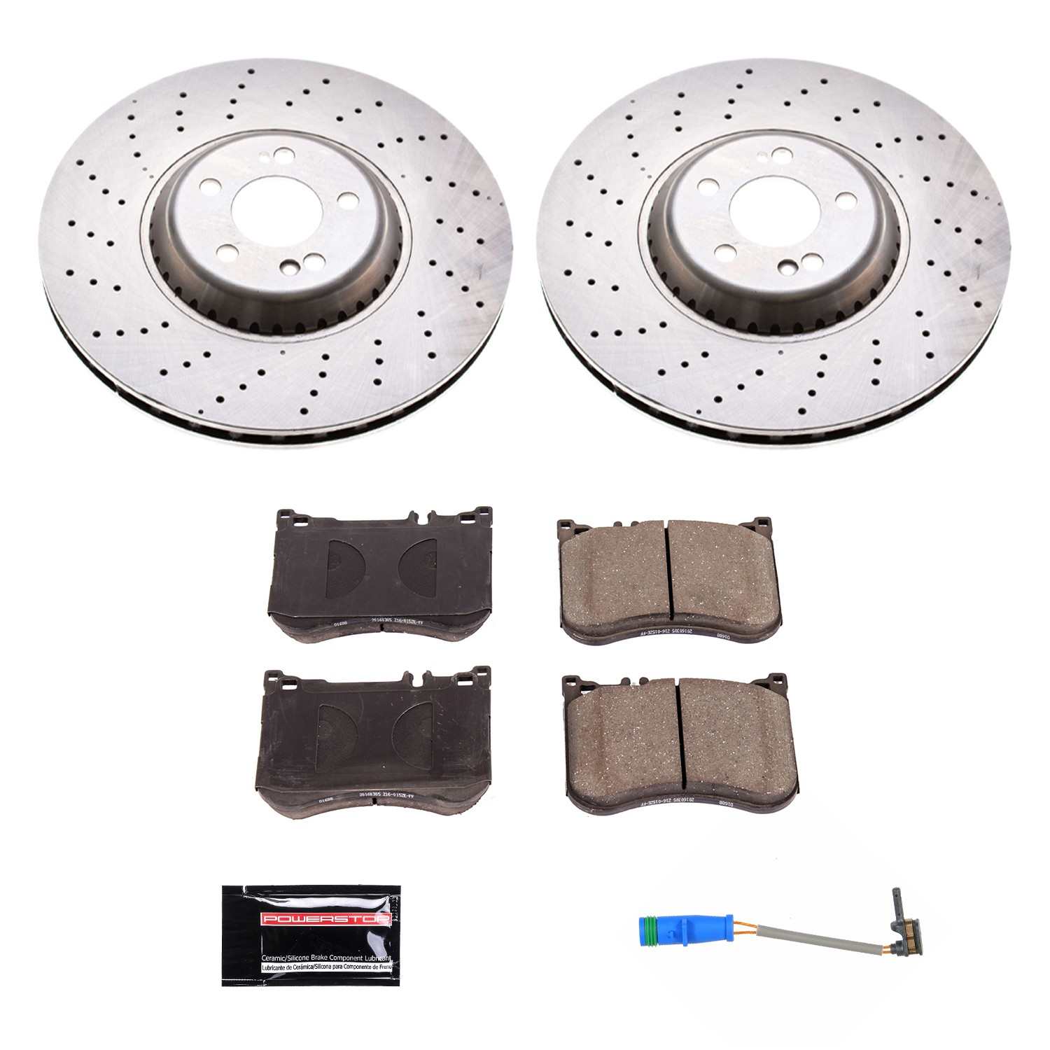 Power Stop 18-21 Mercedes-Benz S560 Front Autospecialty Brake Kit