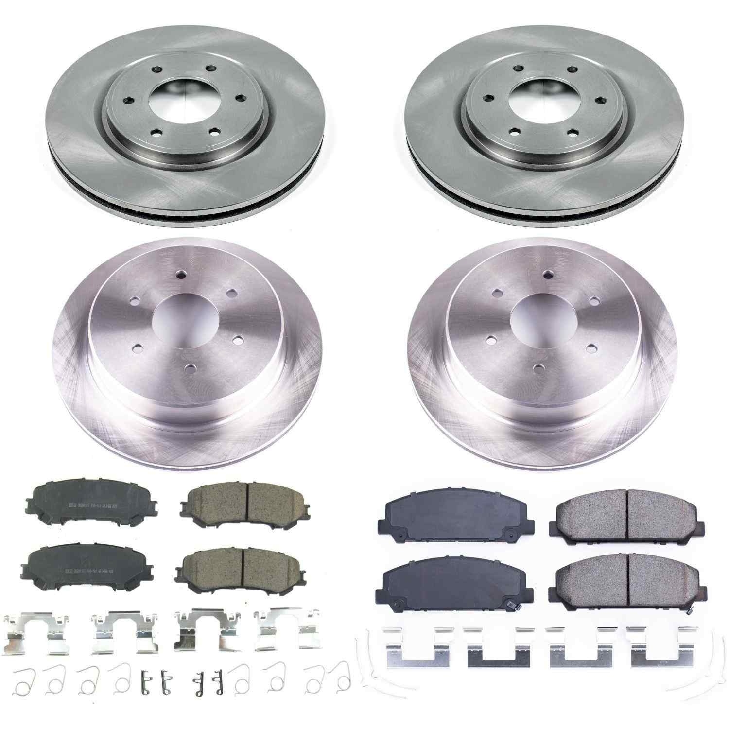 Power Stop 17-18 Nissan Titan Front & Rear Autospecialty Brake Kit