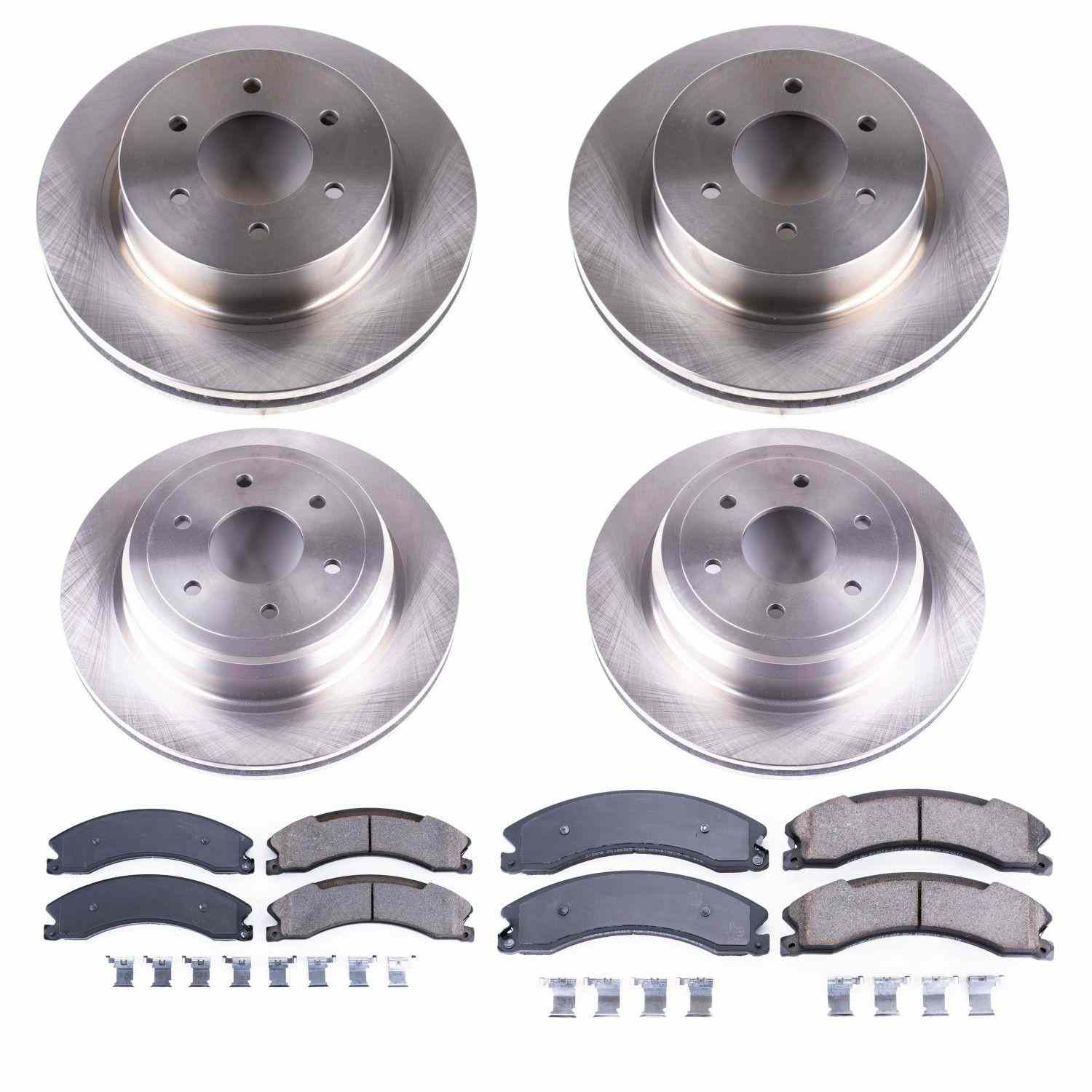 Power Stop 16-22 Nissan Titan XD Front & Rear Autospecialty Brake Kit