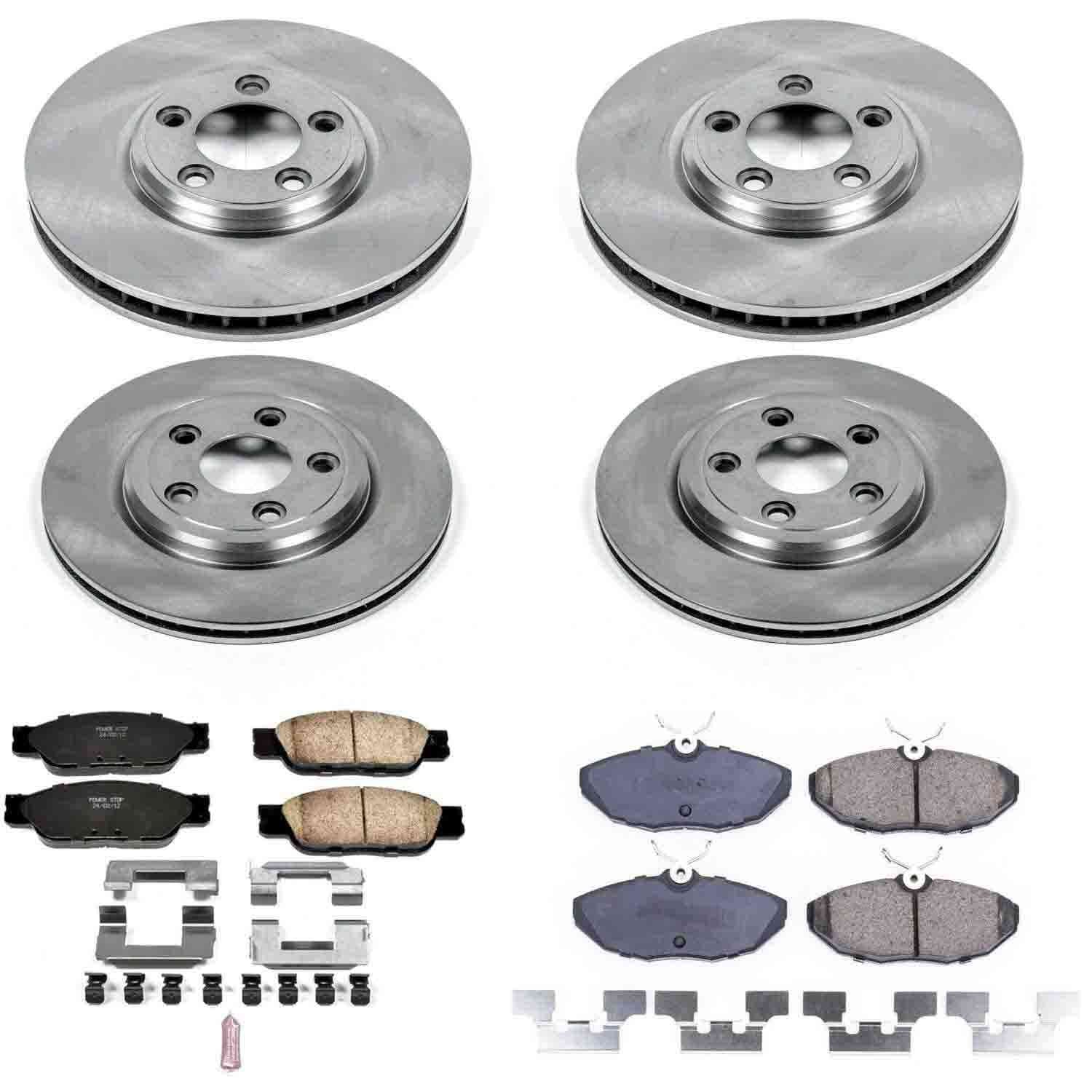 Power Stop 00-06 Lincoln LS Front & Rear Autospecialty Brake Kit