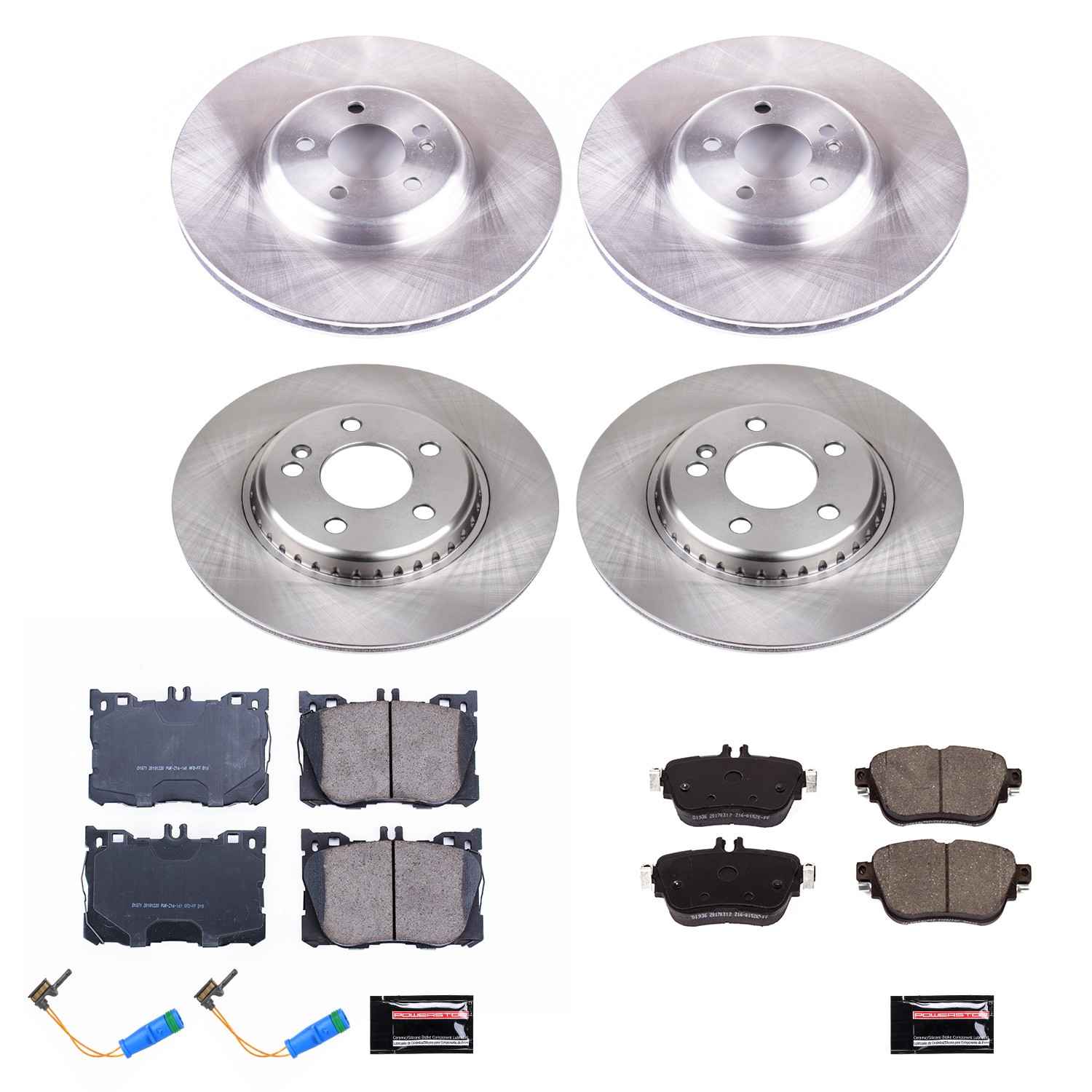 Power Stop 17-18 Mercedes-Benz E300 Front & Rear Autospecialty Brake Kit