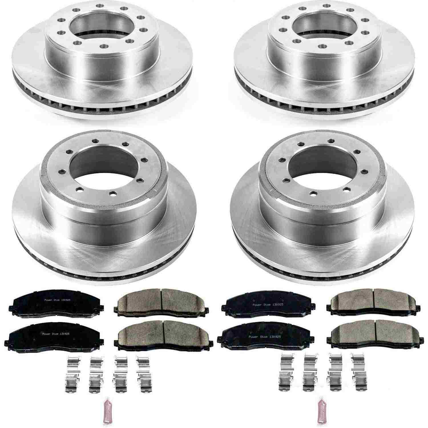 Power Stop 2016 Ford F-350 Super Duty Front & Rear Autospecialty Brake Kit