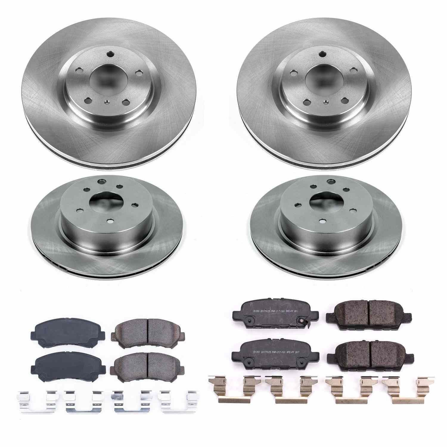 Power Stop 2018 Nissan Maxima Front & Rear Autospecialty Brake Kit