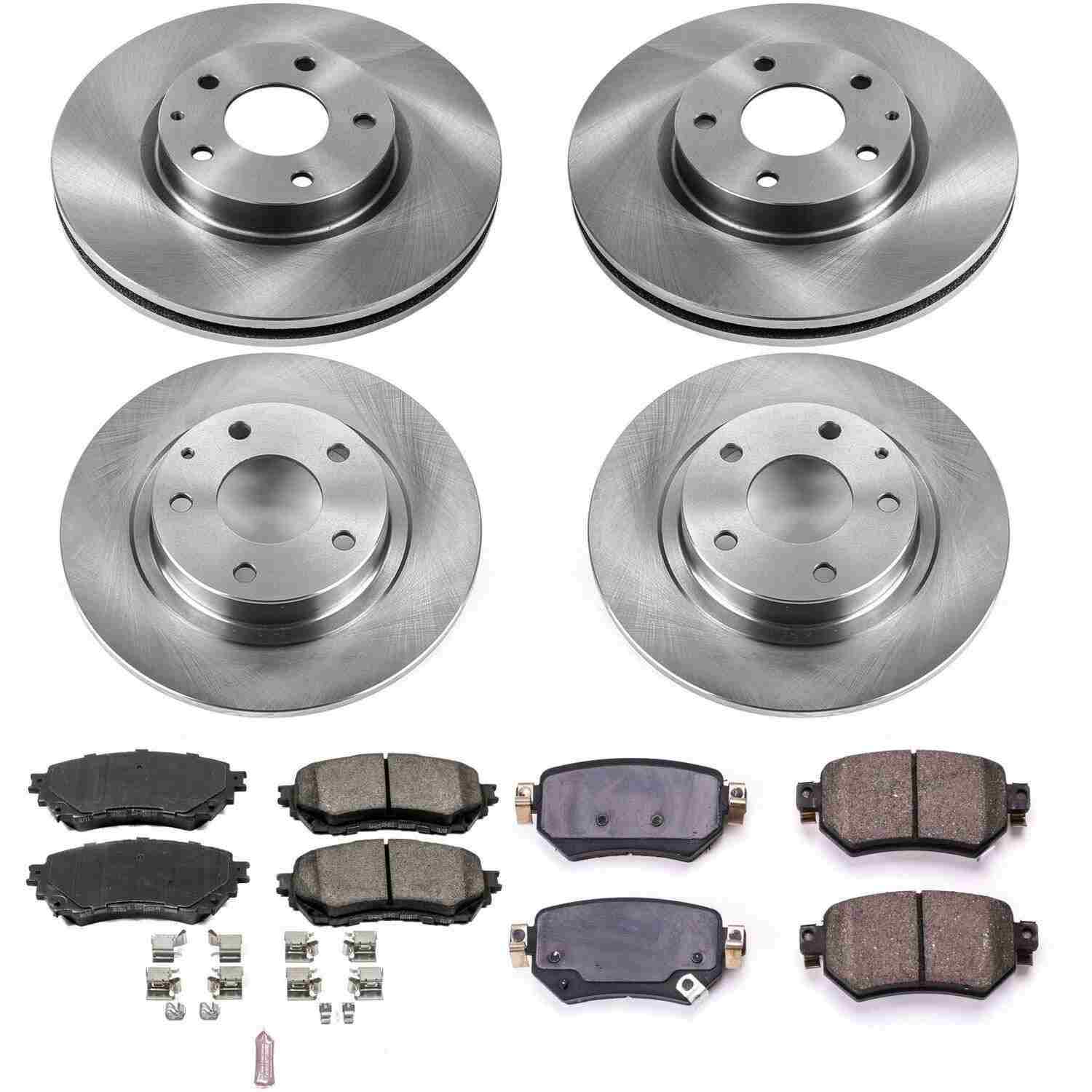 Power Stop 16-18 Mazda 6 Front & Rear Autospecialty Brake Kit