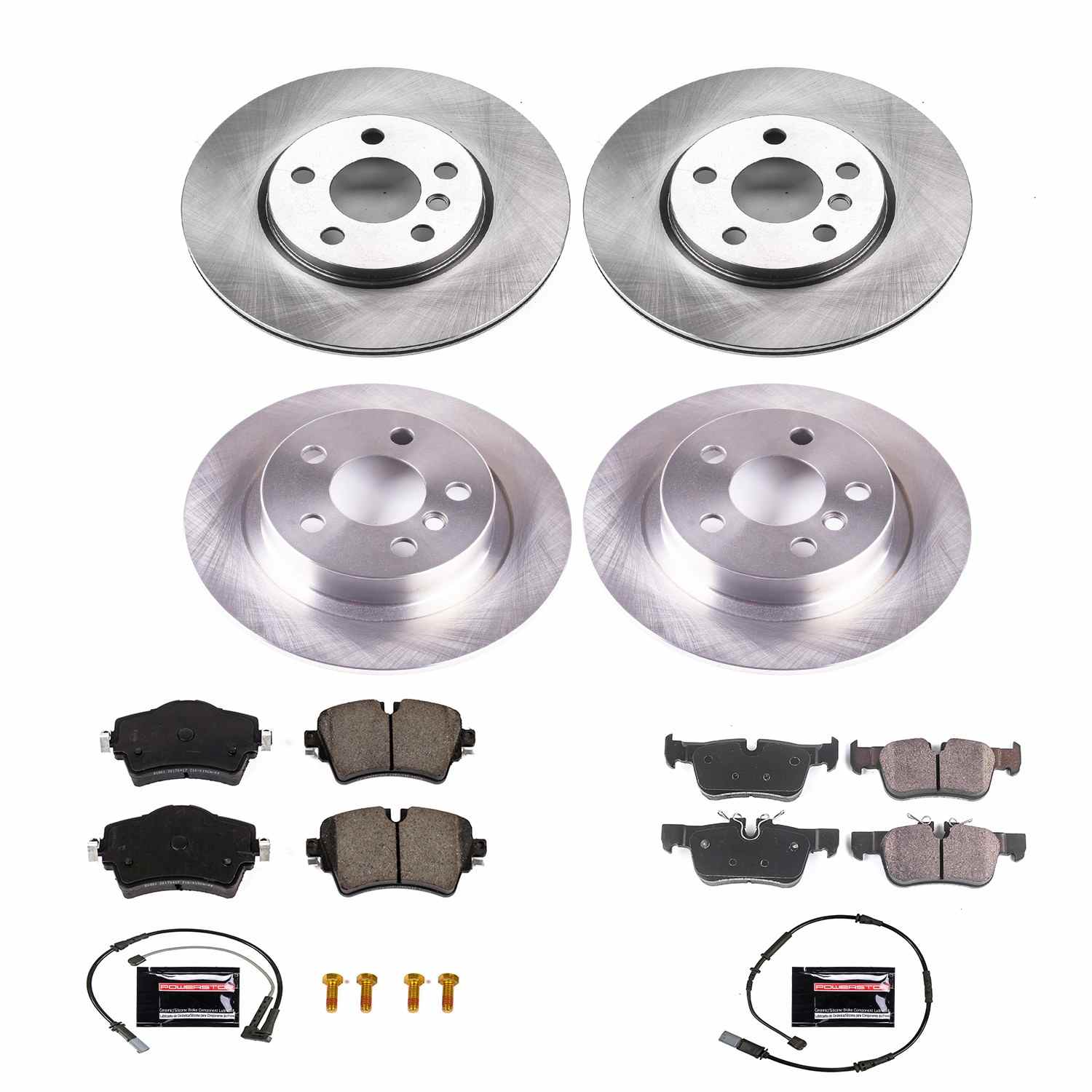 Power Stop 16-18 Mini Cooper Clubman Front & Rear Autospecialty Brake Kit