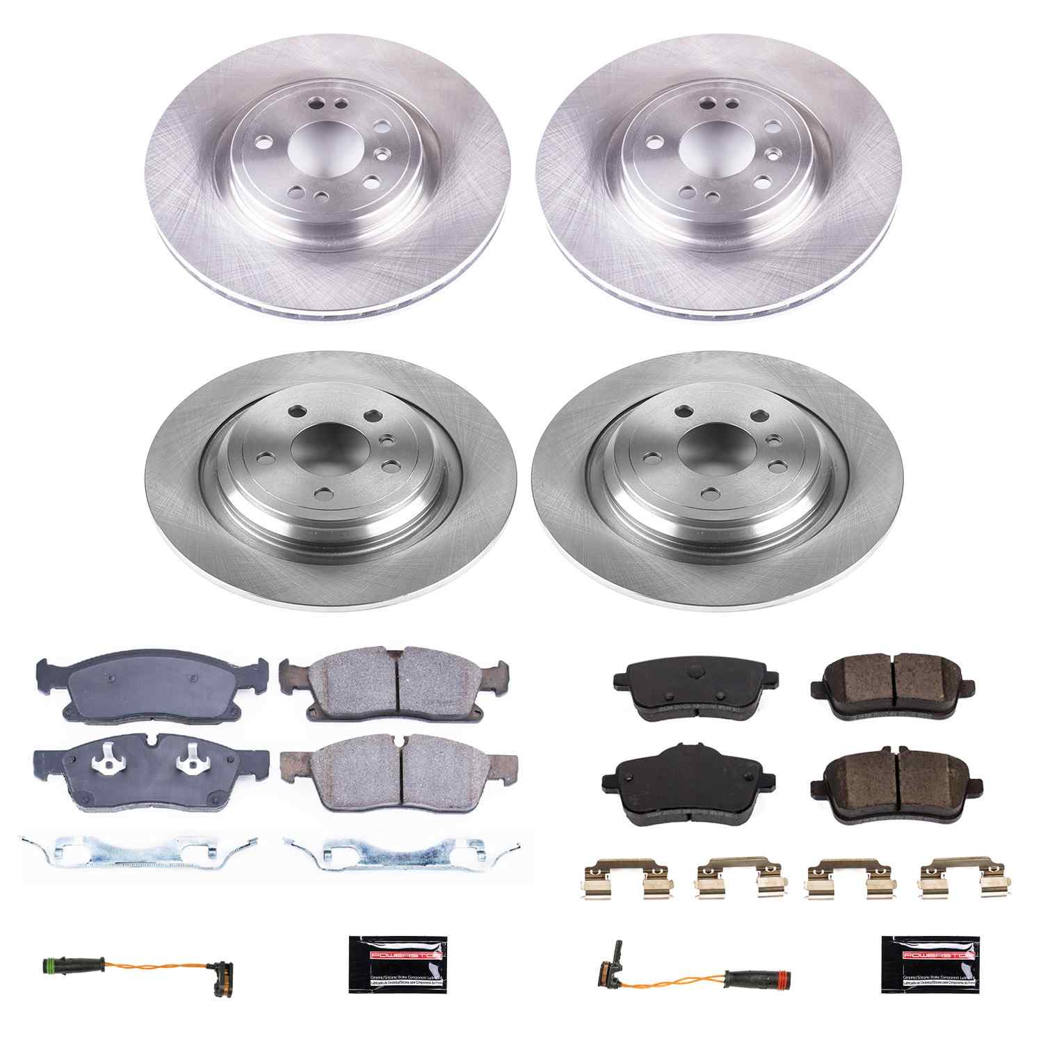 Power Stop 2018 Mercedes-Benz GLE350 Front & Rear Autospecialty Brake Kit
