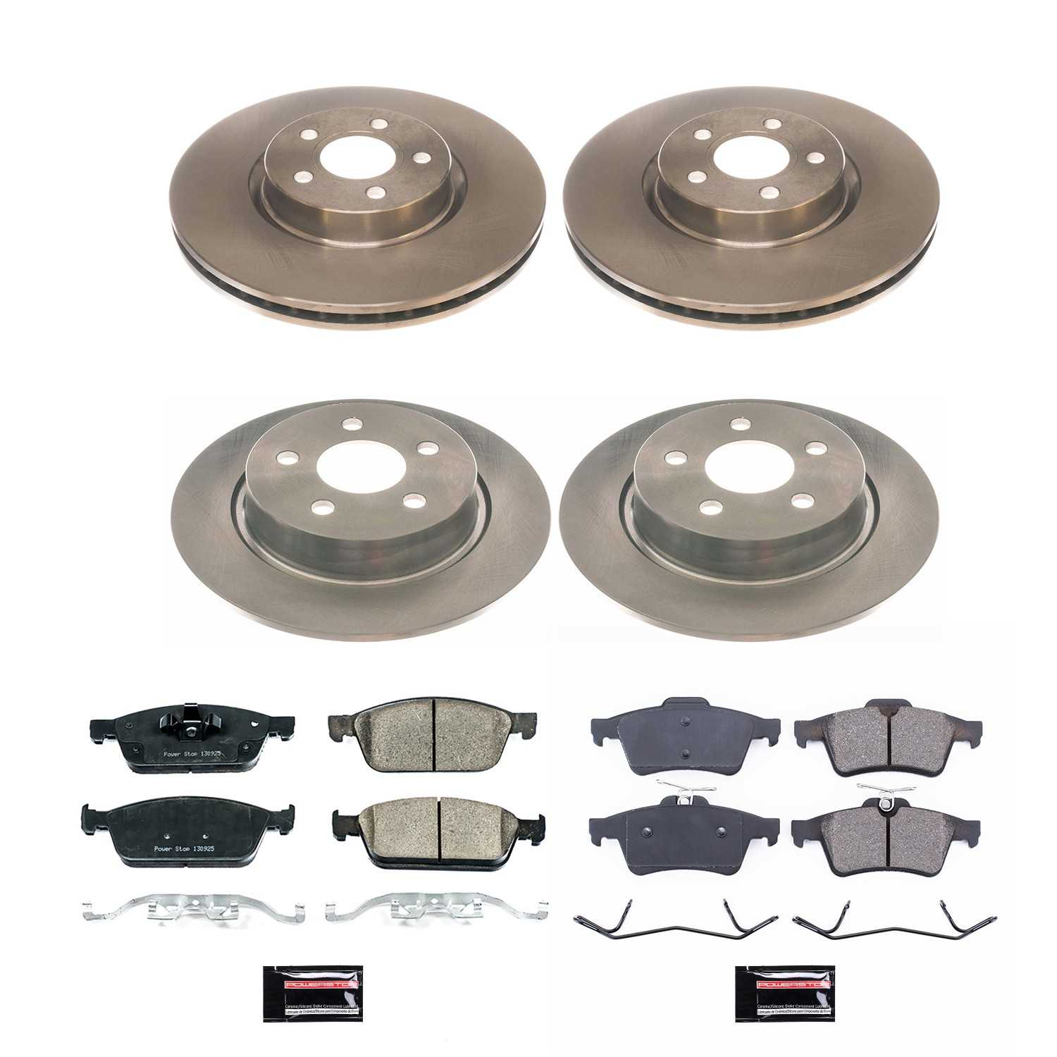 Power Stop 18-19 Ford Transit Connect Front & Rear Autospecialty Brake Kit