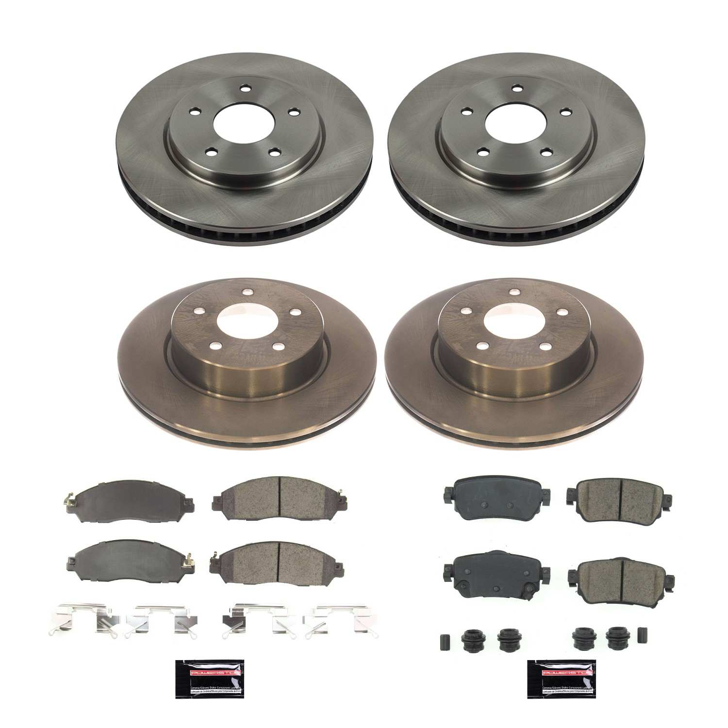 Power Stop 18-19 Nissan Leaf Front & Rear Autospecialty Brake Kit
