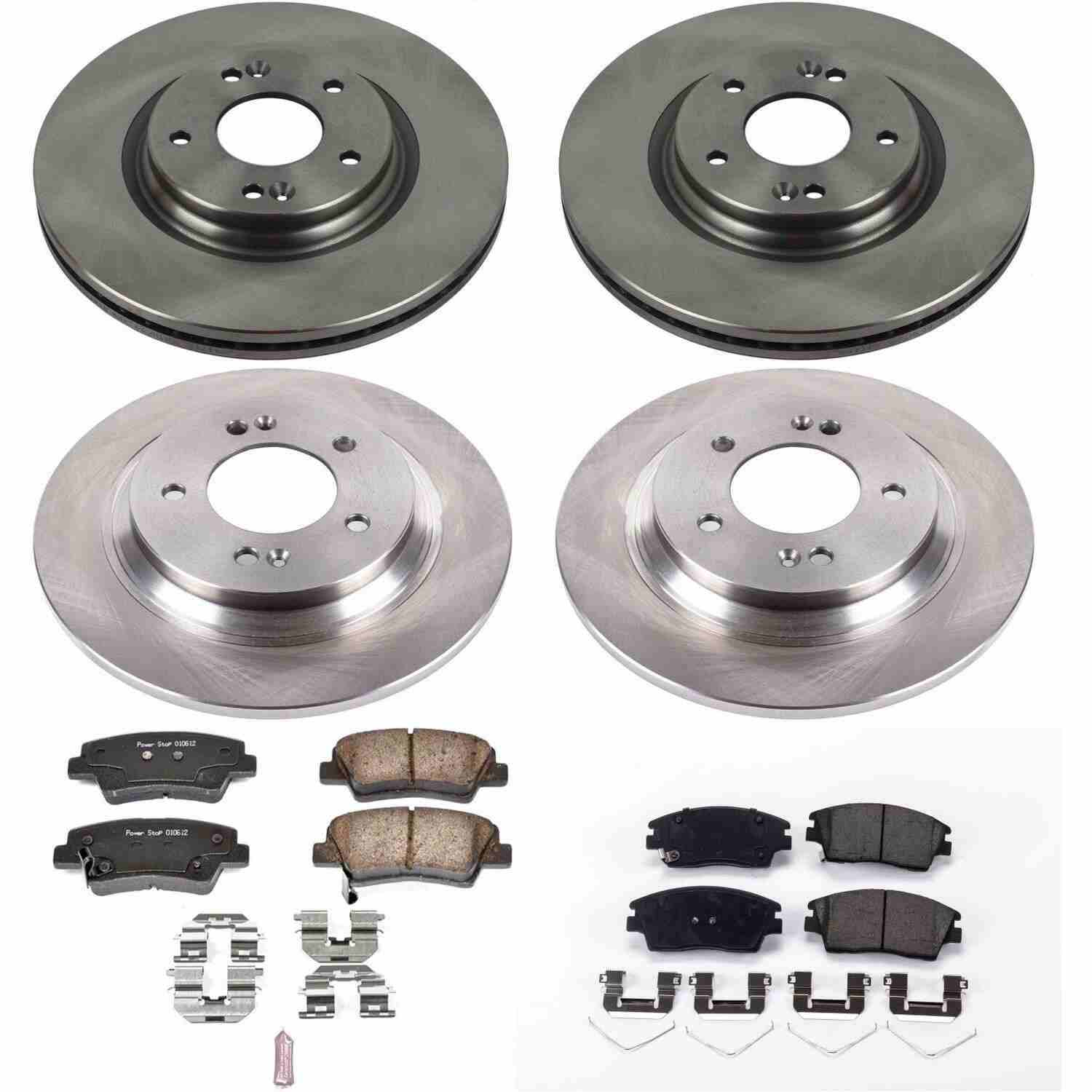 Power Stop 18-19 Hyundai Elantra GT Front & Rear Autospecialty Brake Kit