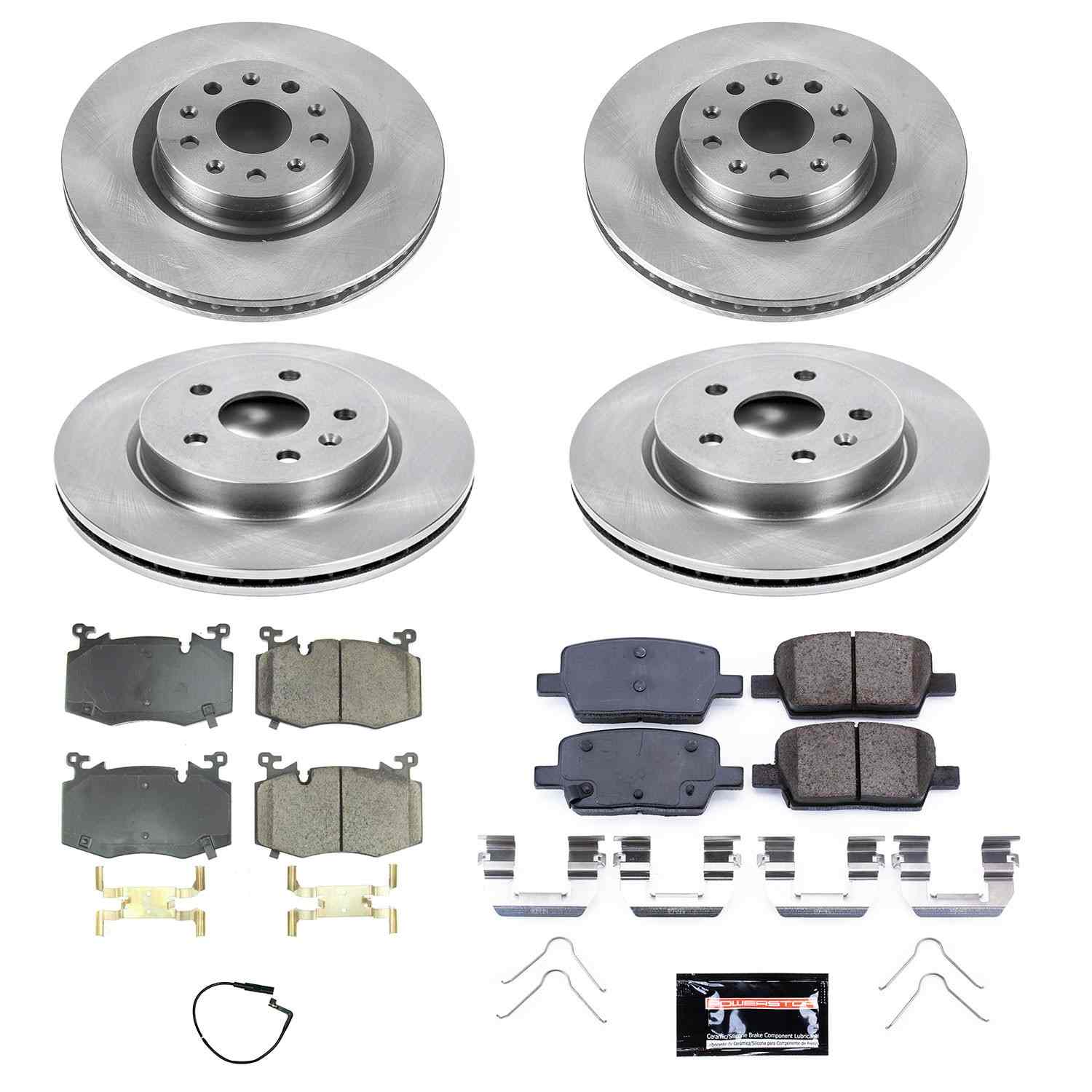 Power Stop 2019 Cadillac CT6 Front & Rear Autospecialty Brake Kit