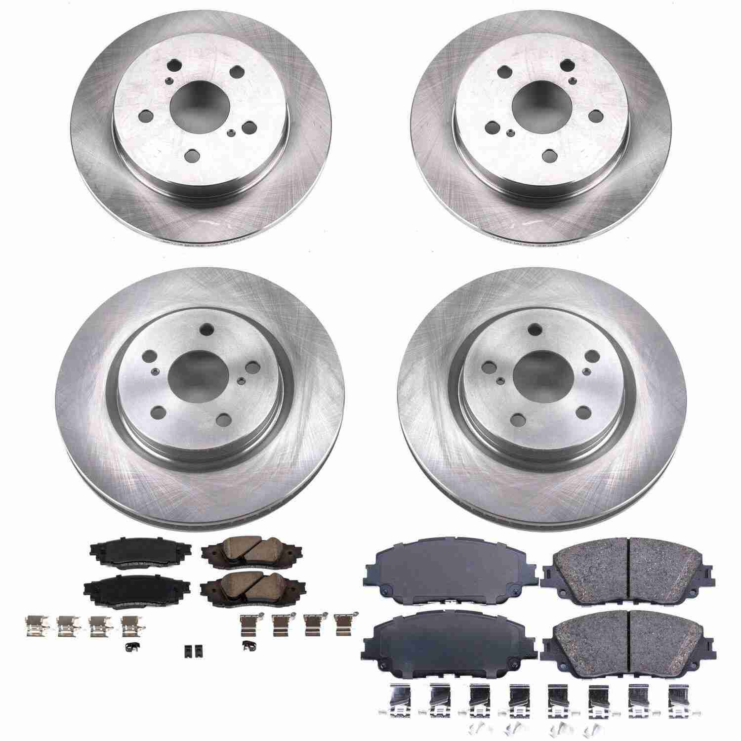 Power Stop 2019 Lexus ES350 Front & Rear Autospecialty Brake Kit
