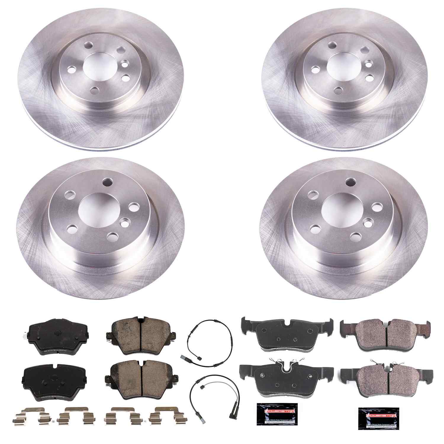 Power Stop 2019 Mini Cooper Countryman Front & Rear Autospecialty Brake Kit