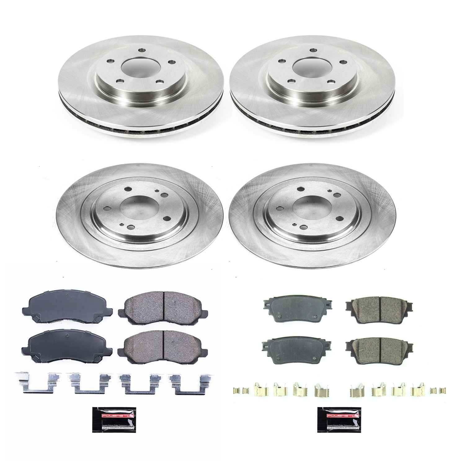 Power Stop 17-19 Mitsubishi Outlander Front & Rear Autospecialty Brake Kit