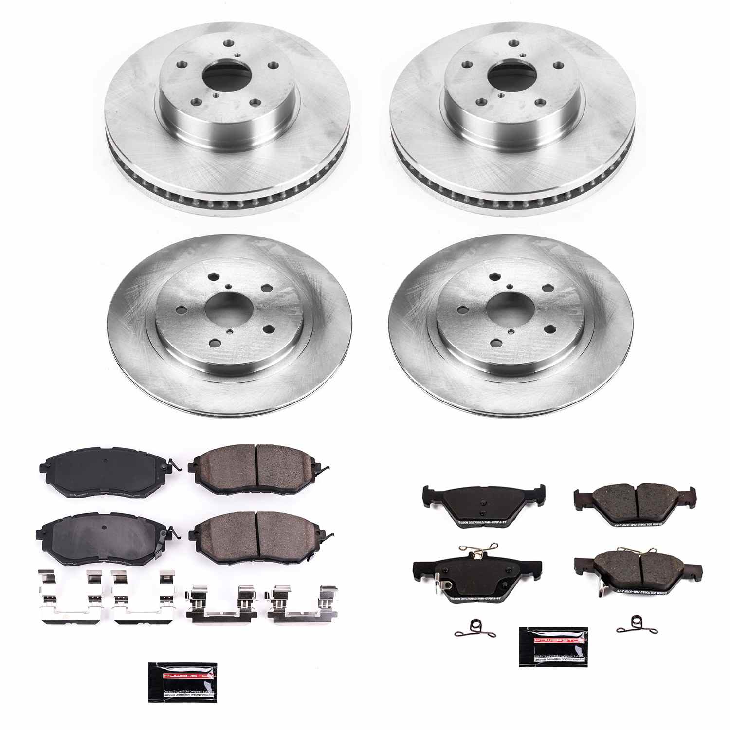 Power Stop 2015 Subaru Legacy Front & Rear Autospecialty Brake Kit