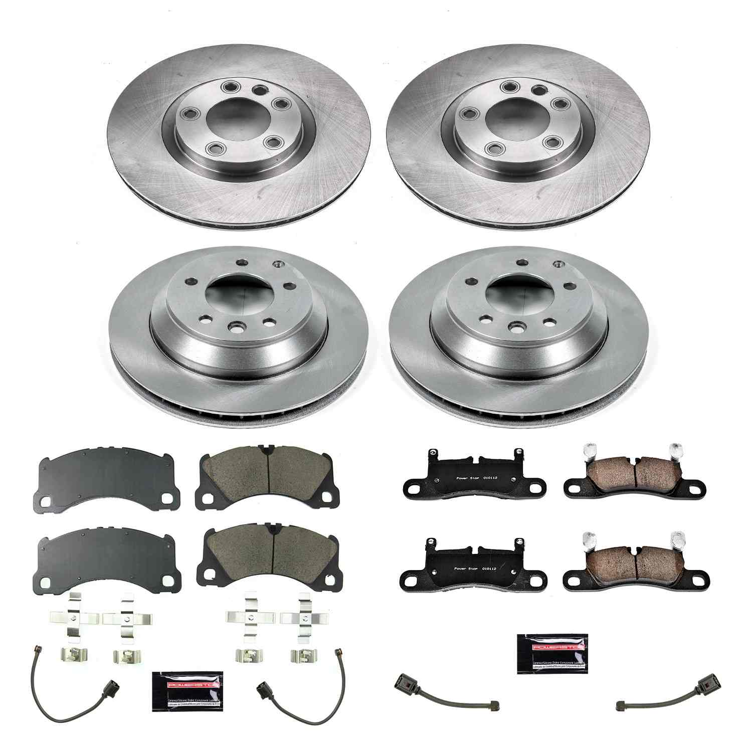 Power Stop 13-18 Porsche Cayenne Front & Rear Autospecialty Brake Kit