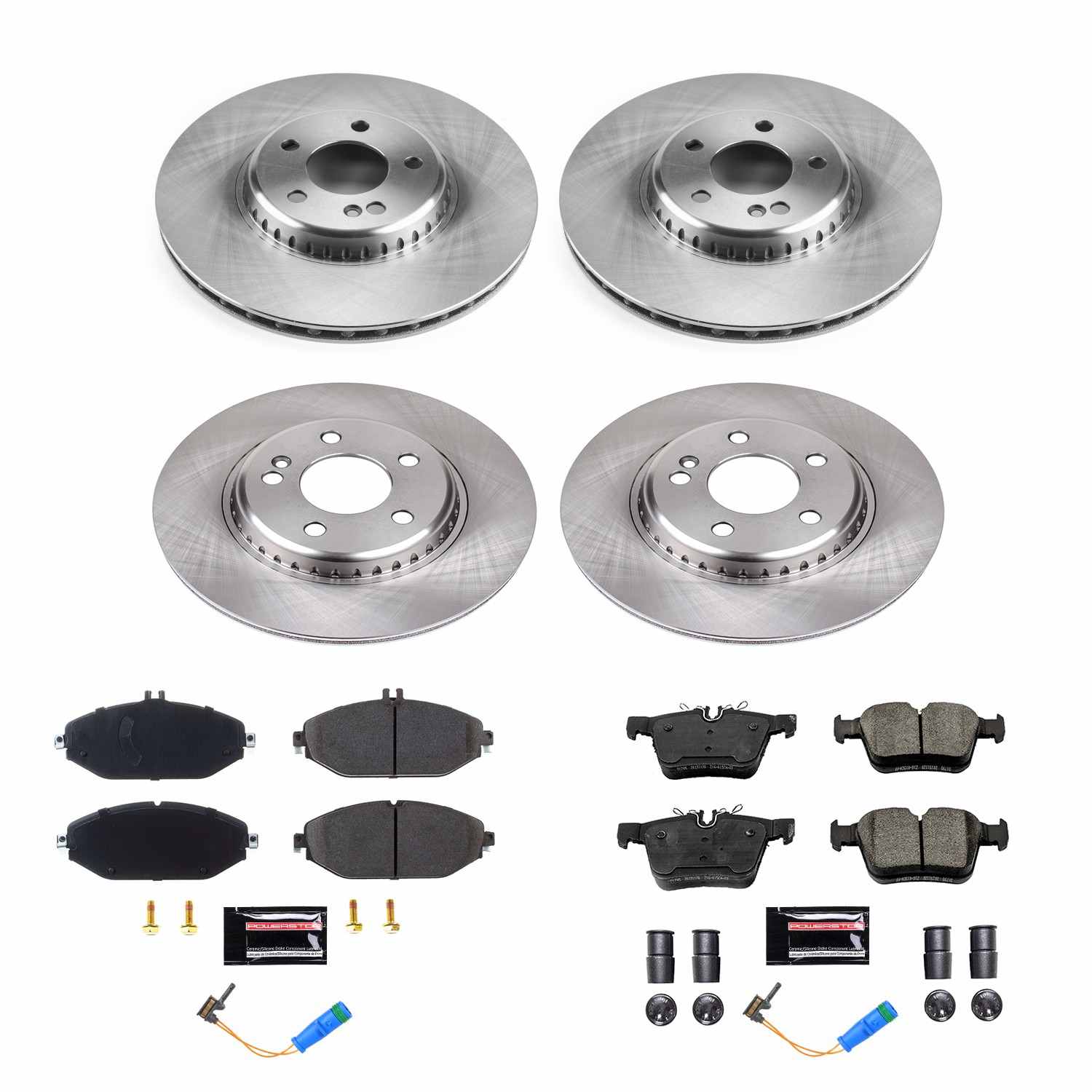 Power Stop 19-20 Mercedes-Benz C300 Front & Rear Autospecialty Brake Kit