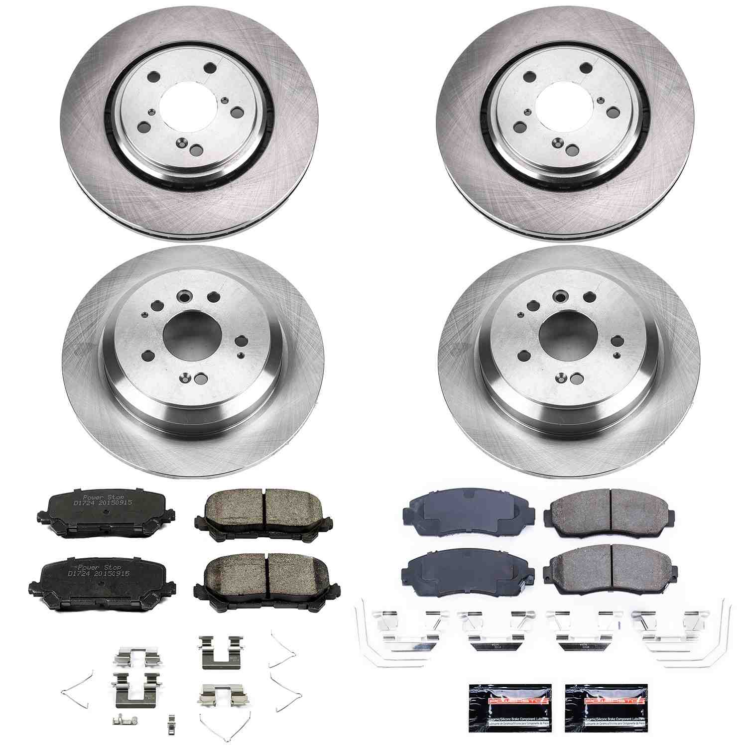 Power Stop 19-20 Honda Passport Front & Rear Autospecialty Brake Kit