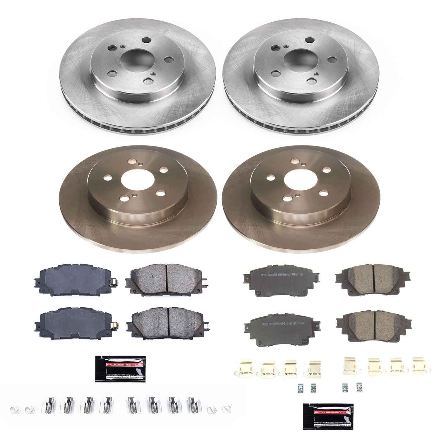 Power Stop 20-21 Toyota Corolla Front & Rear Autospecialty Brake Kit