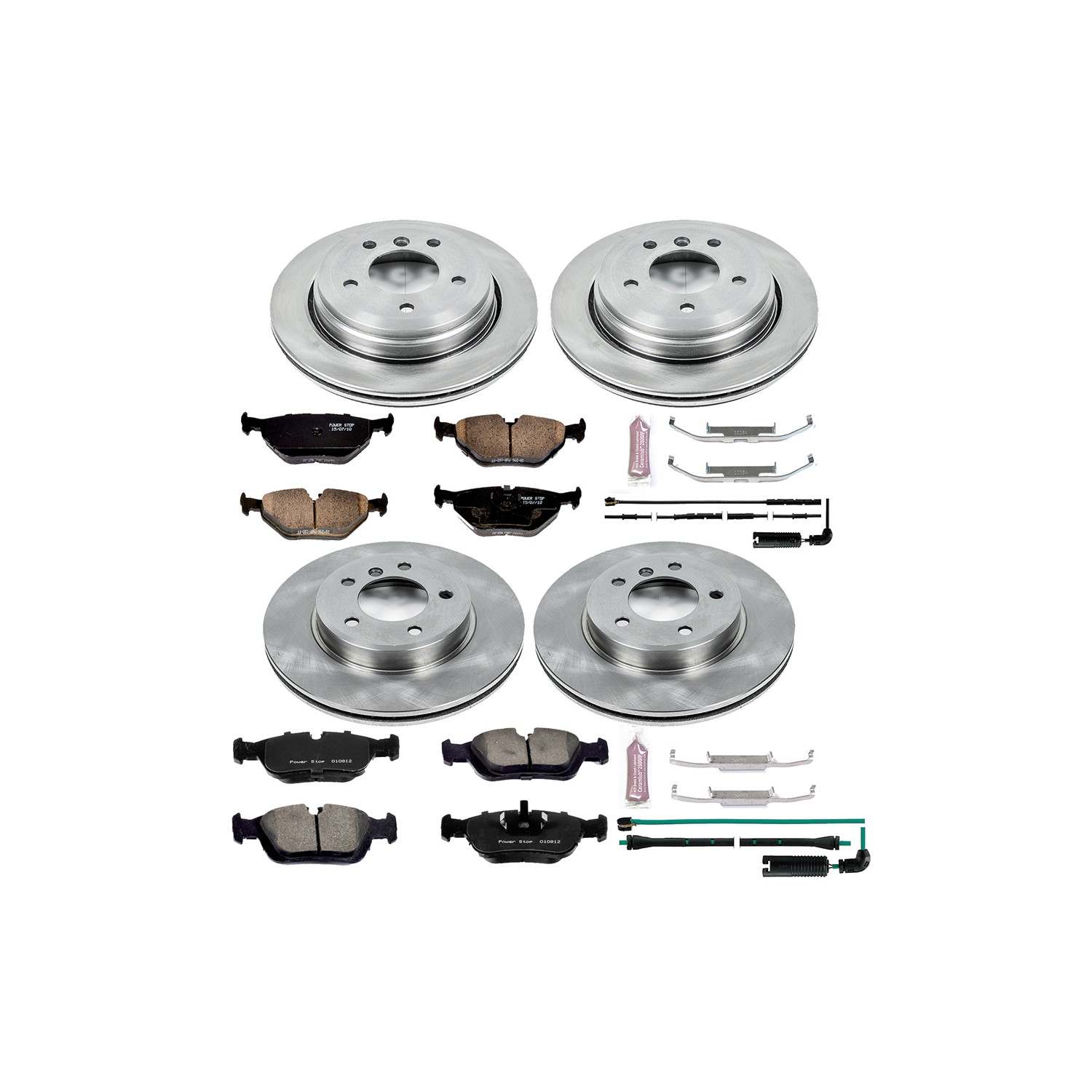 Power Stop 01-05 BMW 325xi Front & Rear Autospecialty Brake Kit