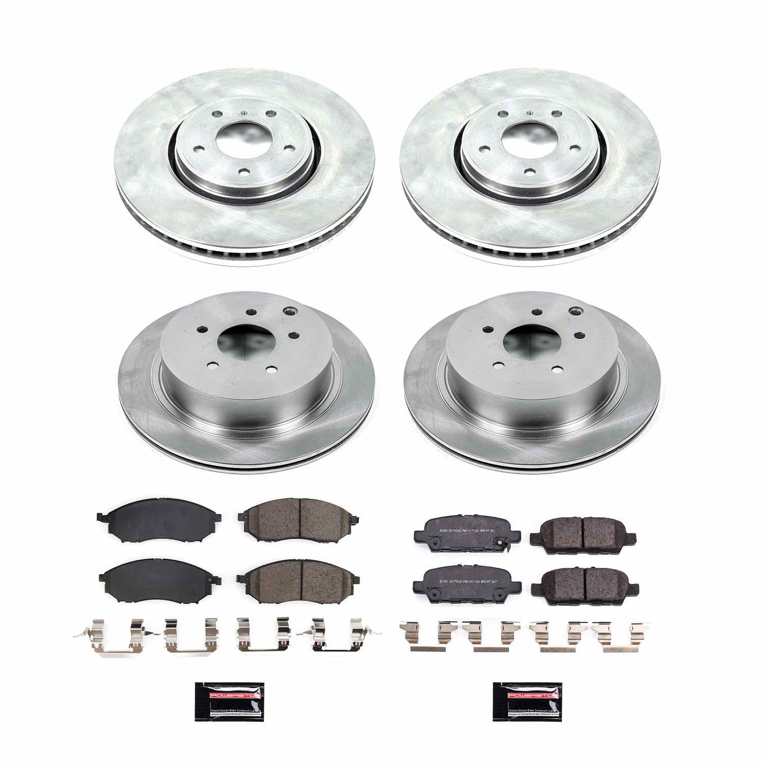 Power Stop 2014 Infiniti QX70 Front & Rear Autospecialty Brake Kit