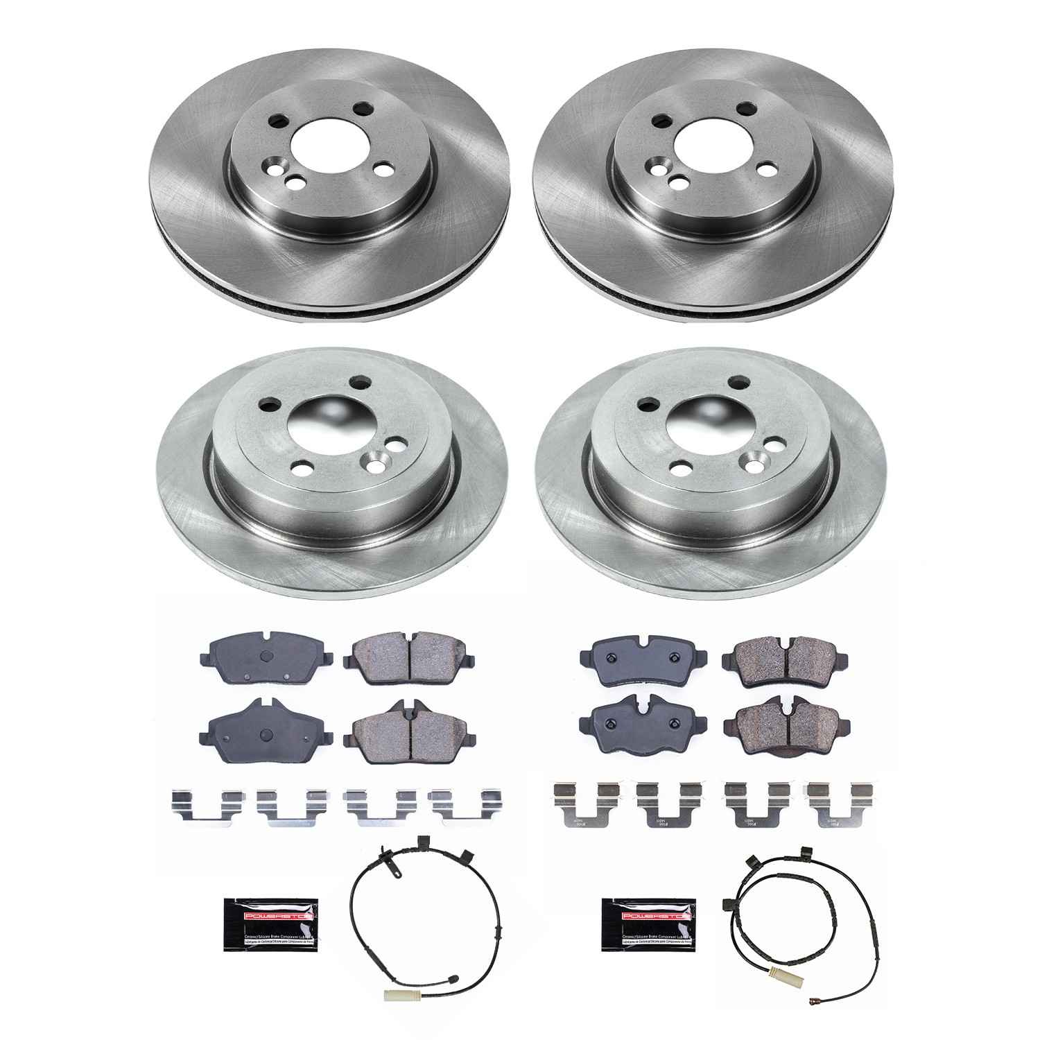 Power Stop 2011 Mini Cooper Front & Rear Autospecialty Brake Kit