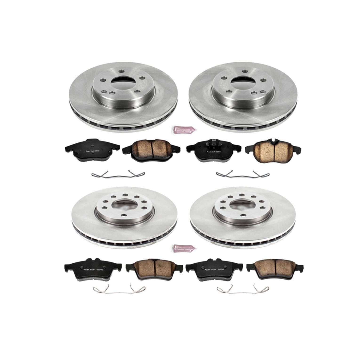Power Stop 03-11 Saab 9-3 Front & Rear Autospecialty Brake Kit