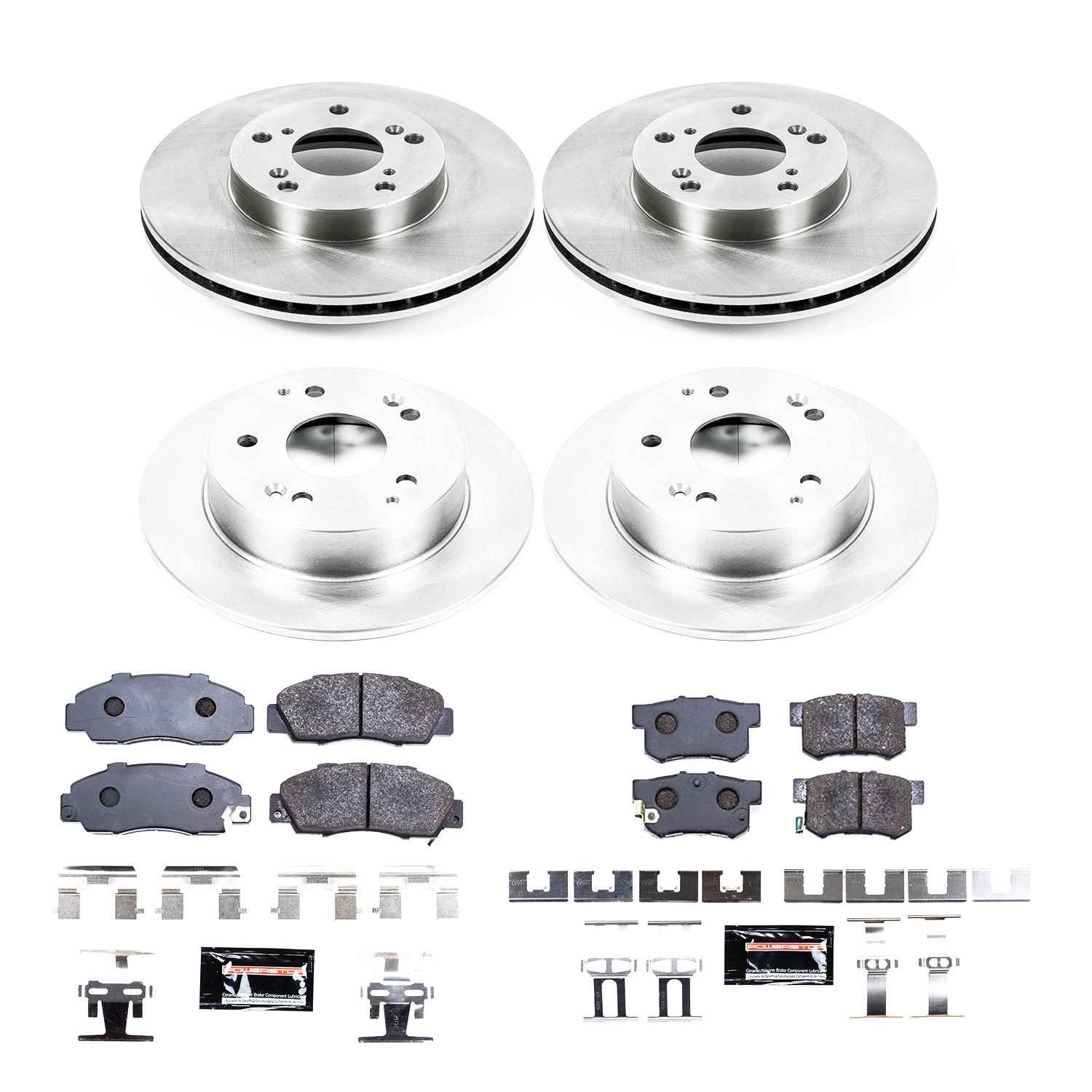 Power Stop 98-02 Honda Accord Front & Rear Track Day Brake Kit