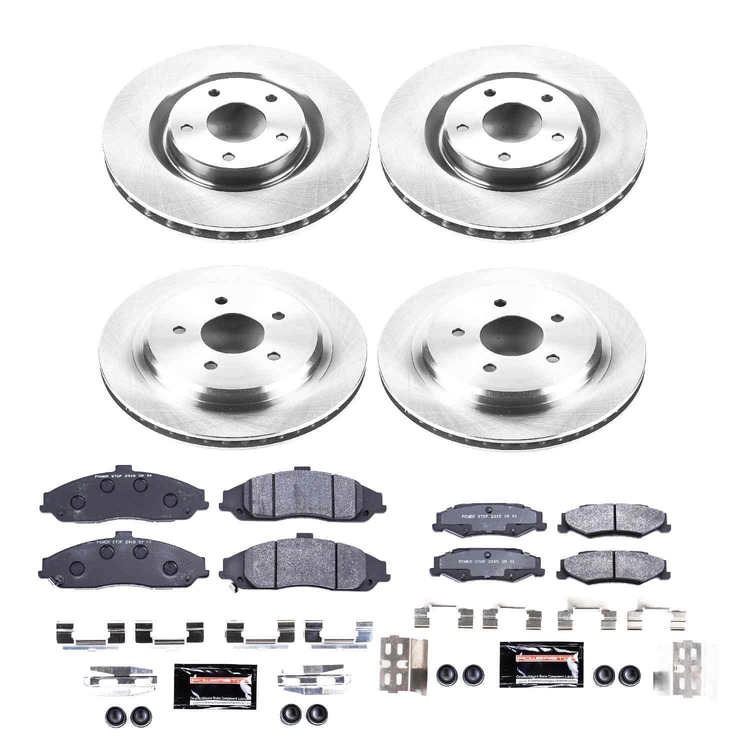 Power Stop 05-07 Cadillac XLR Front & Rear Track Day Brake Kit
