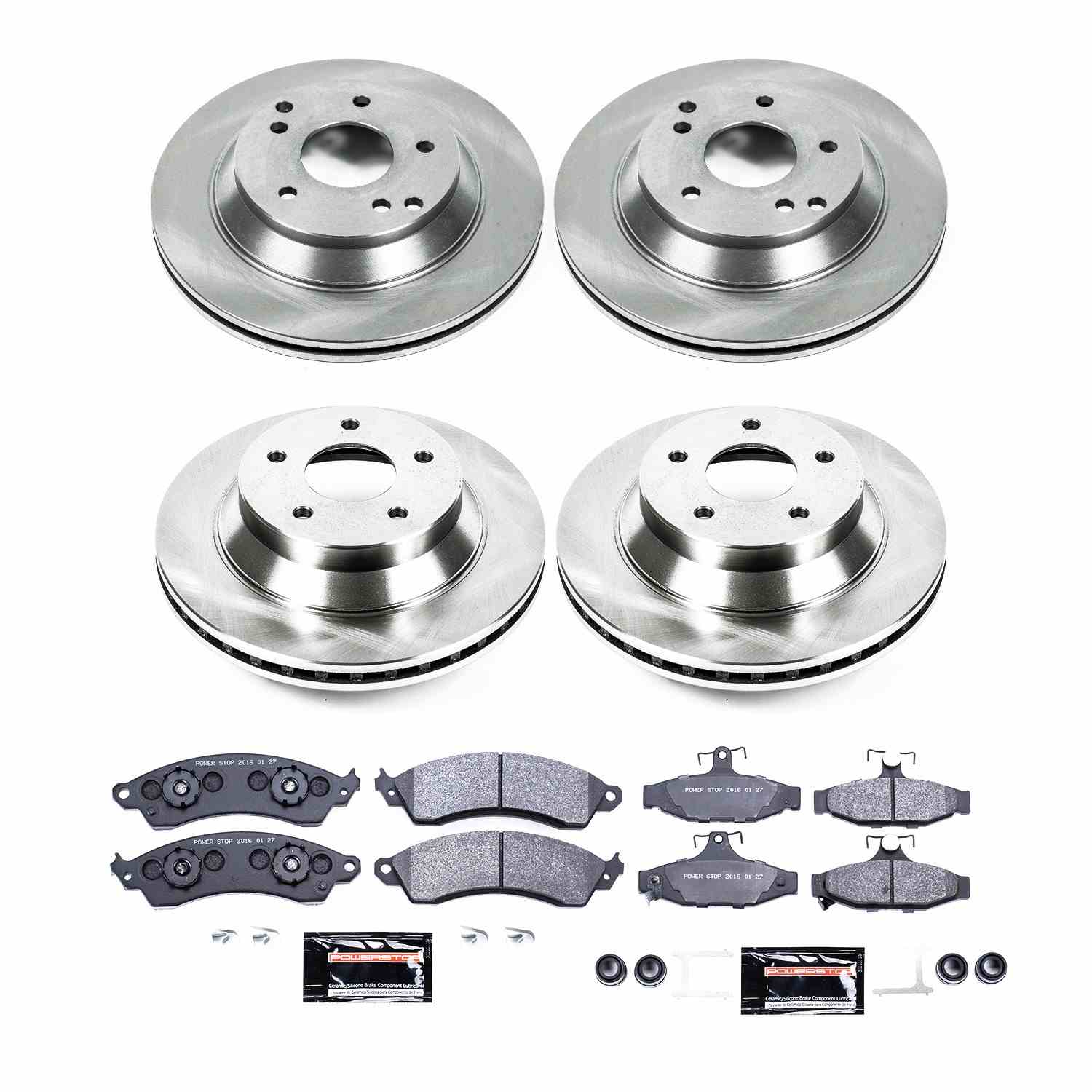 Power Stop 88-95 Chevrolet Corvette Front & Rear Track Day Brake Kit