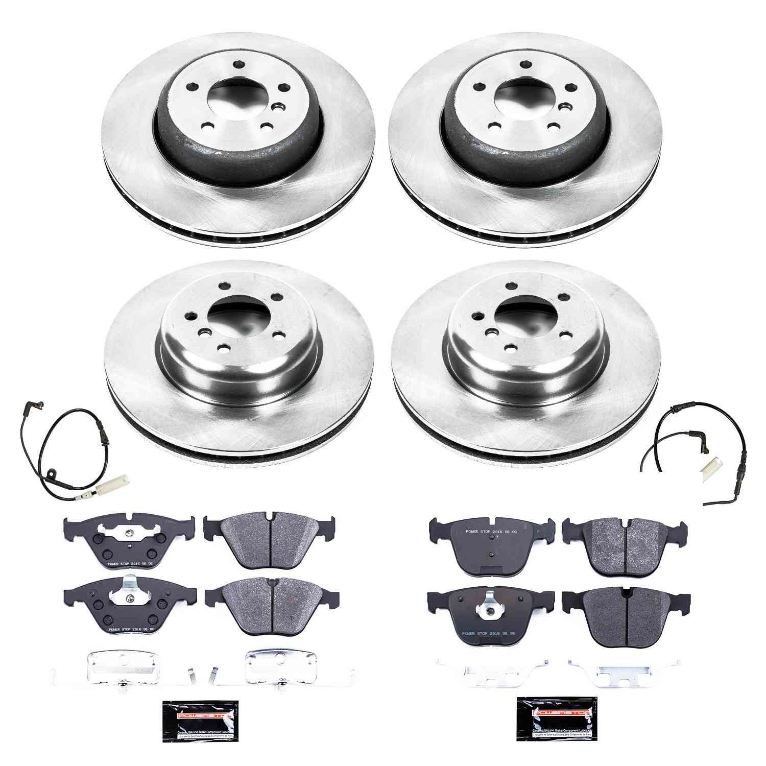 Power Stop 08-10 BMW 535i Front & Rear Track Day Brake Kit