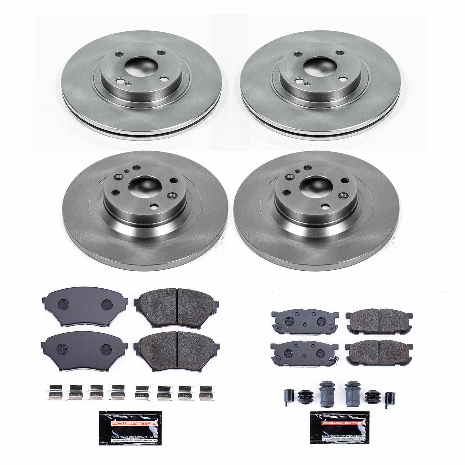 Power Stop 01-05 Mazda Miata Front & Rear Track Day Brake Kit