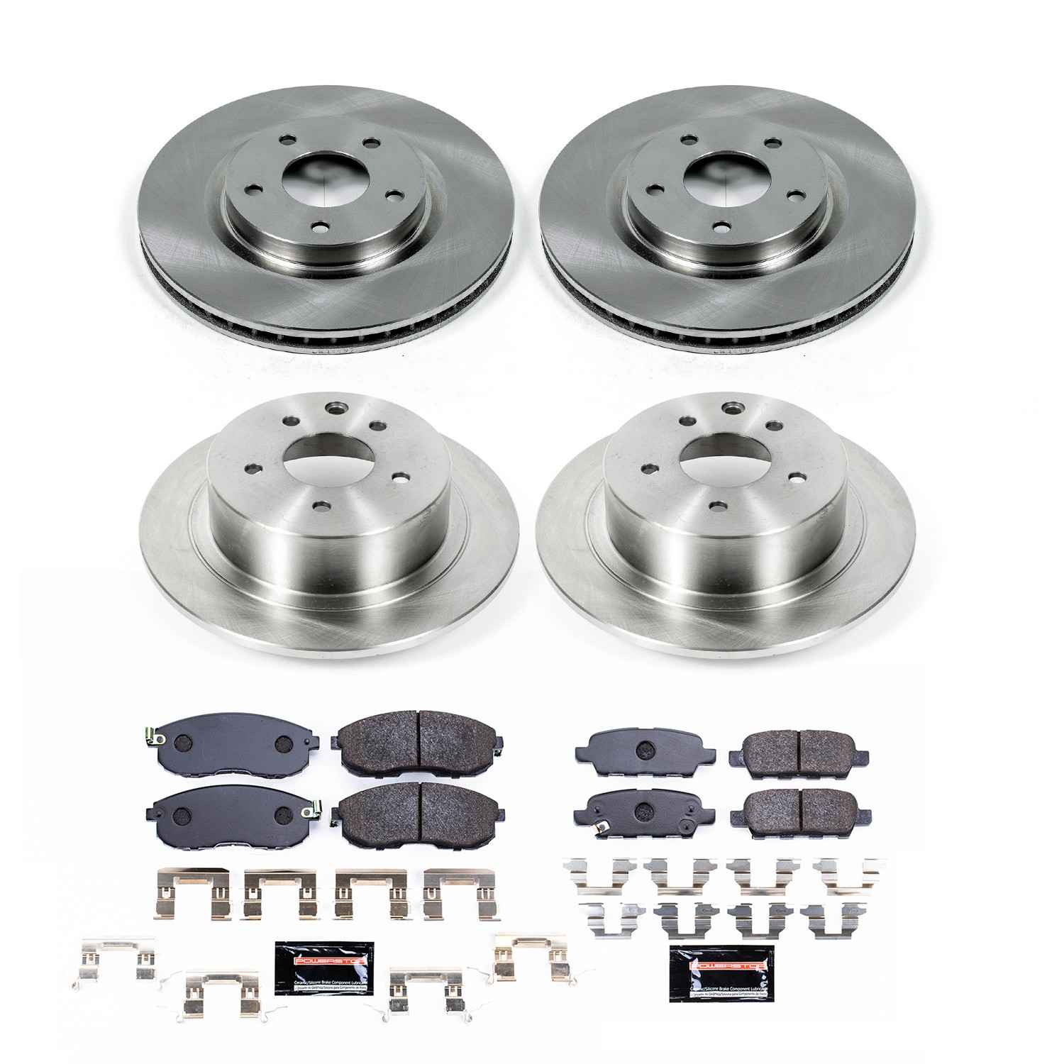 Power Stop 07-12 Nissan Sentra Front & Rear Track Day Brake Kit
