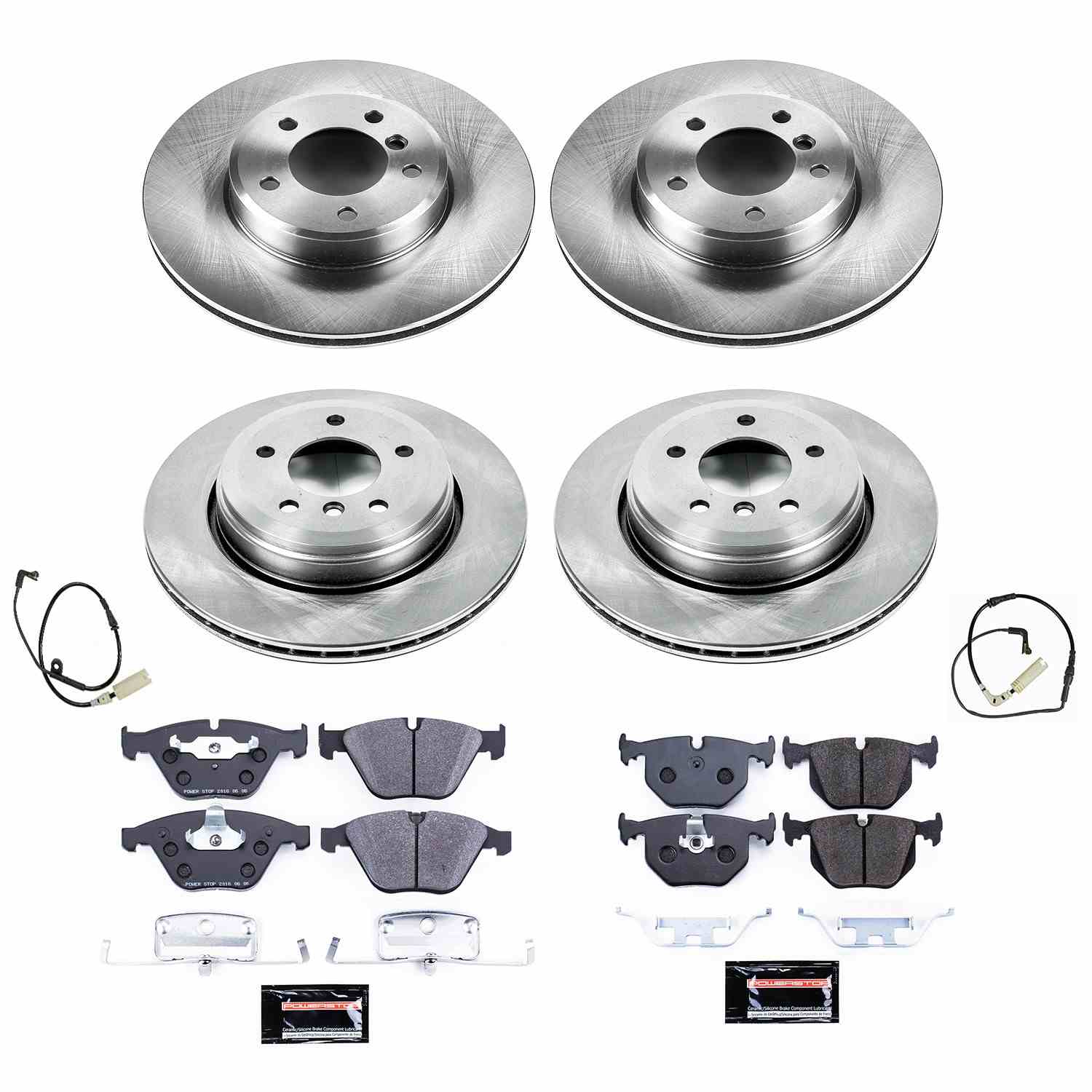 Power Stop 04-06 BMW 525i Front & Rear Track Day Brake Kit