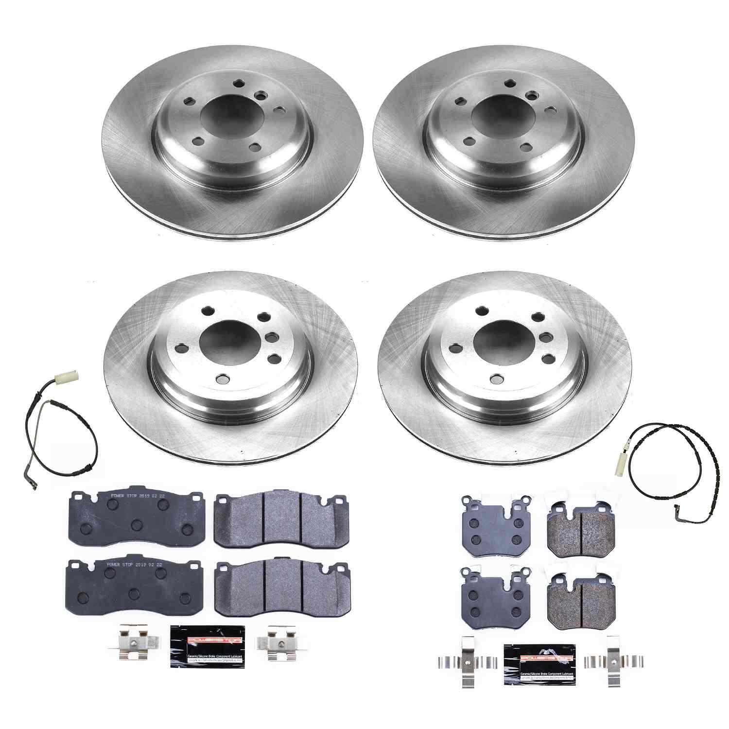 Power Stop 08-10 BMW 135i Front & Rear Track Day Brake Kit