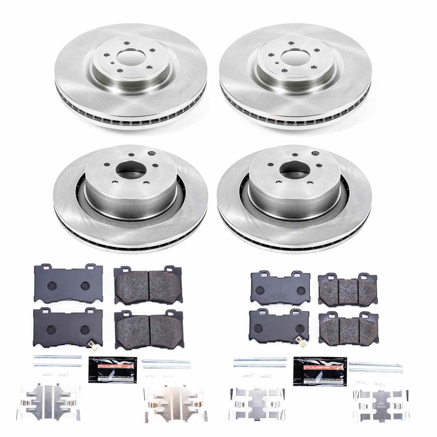 Power Stop 09-13 Infiniti FX50 Front & Rear Track Day Brake Kit