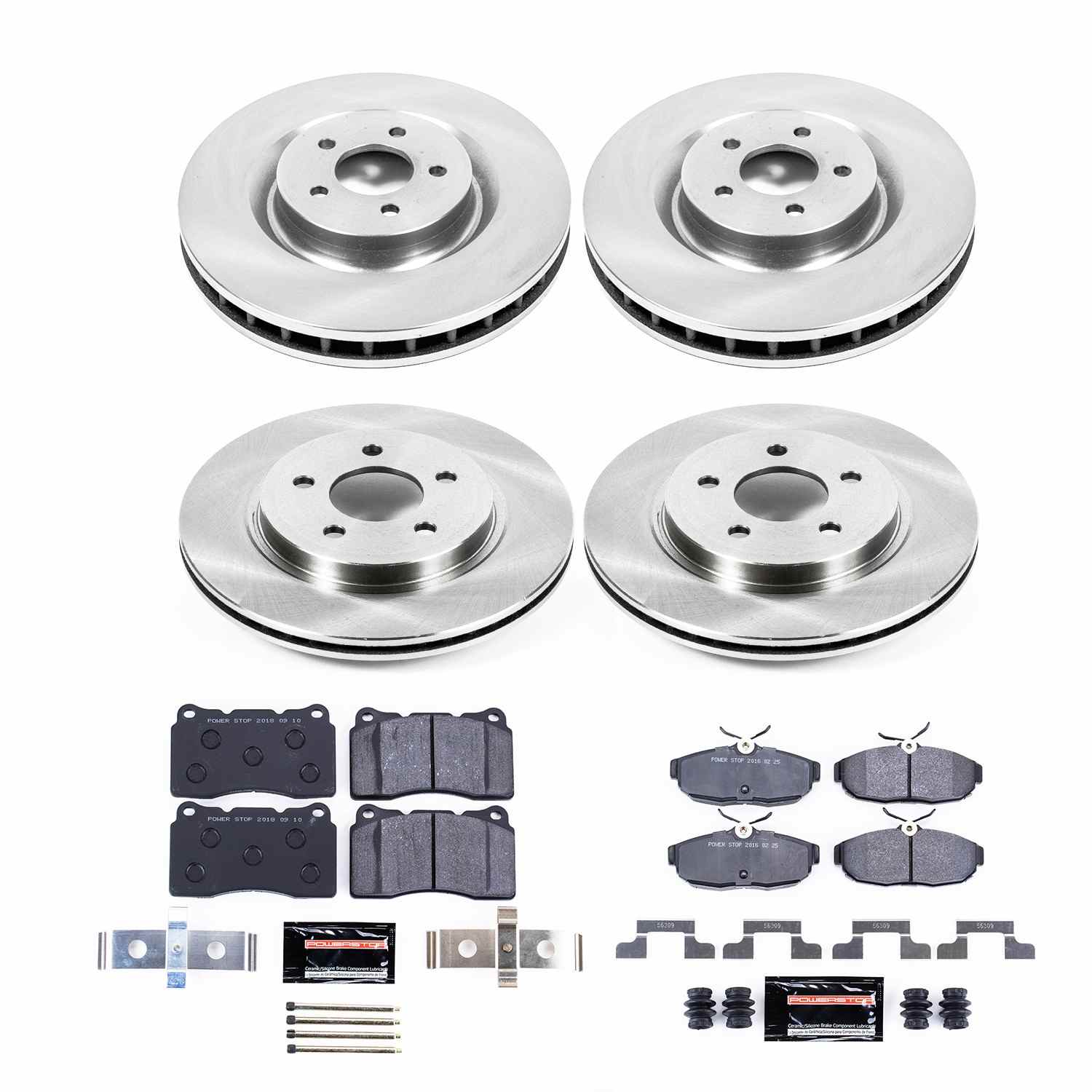 Power Stop 2012 Ford Mustang Front & Rear Track Day Brake Kit