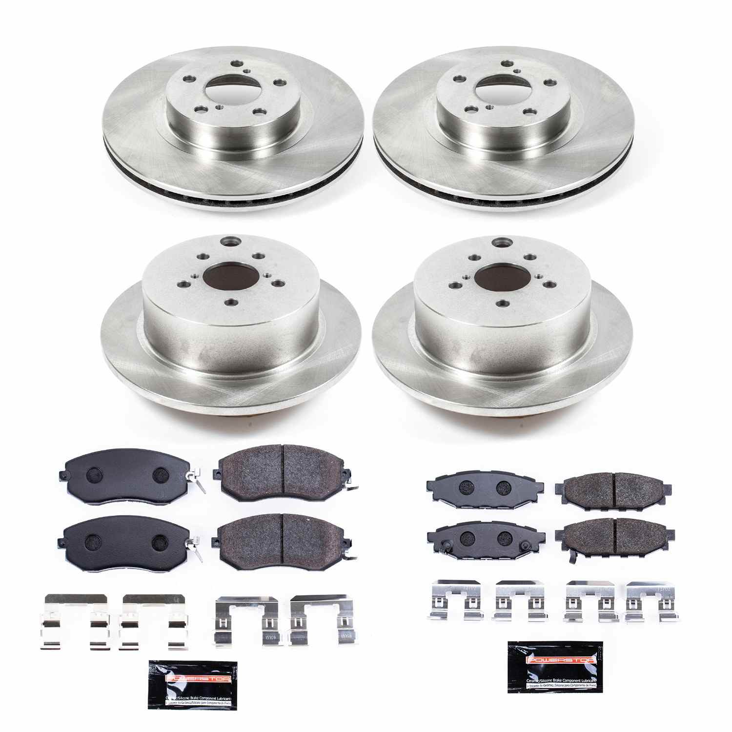 Power Stop 12-16 Subaru Impreza Front & Rear Track Day Brake Kit