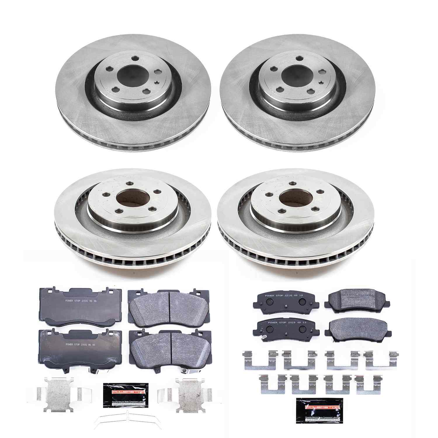 Power Stop 15-19 Ford Mustang Front & Rear Track Day Brake Kit