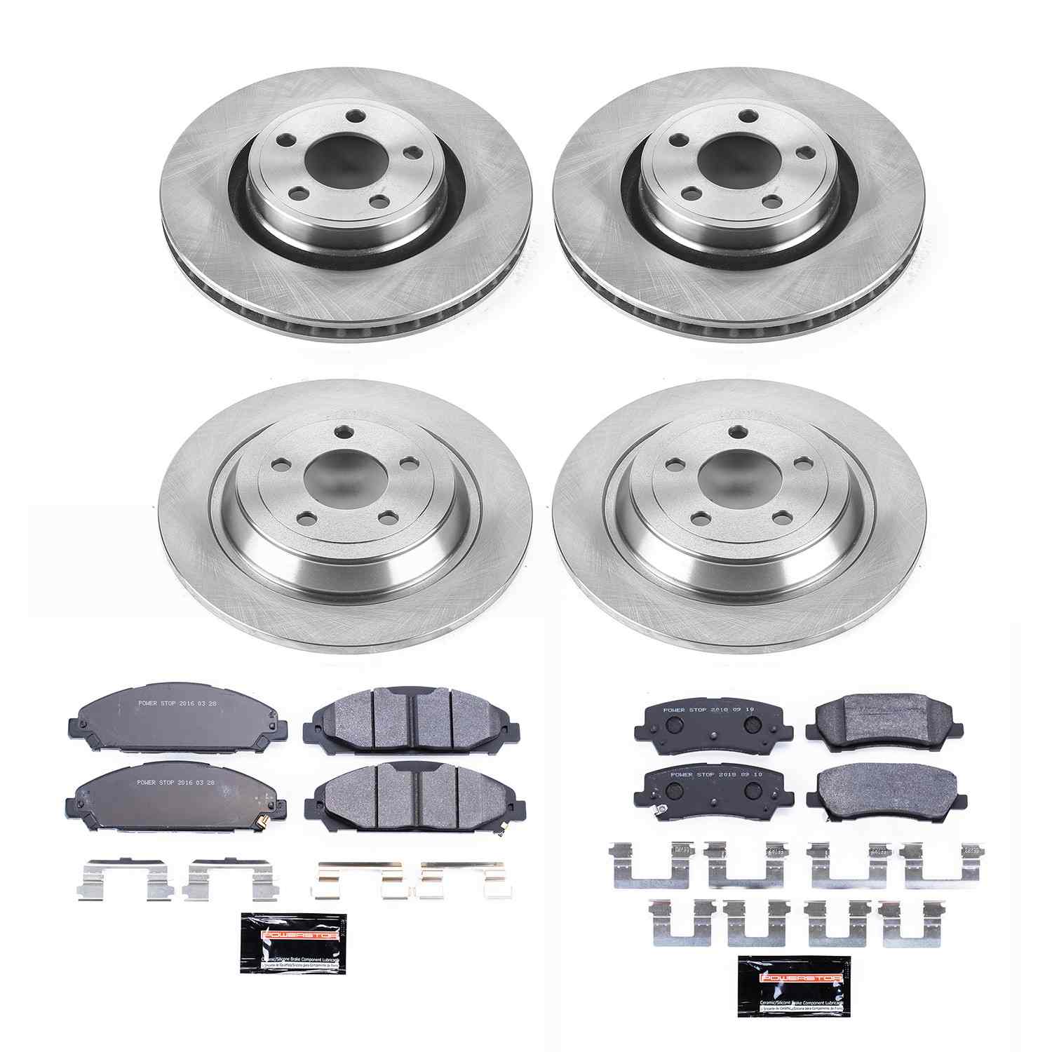 Power Stop 15-19 Ford Mustang Front & Rear Track Day Brake Kit