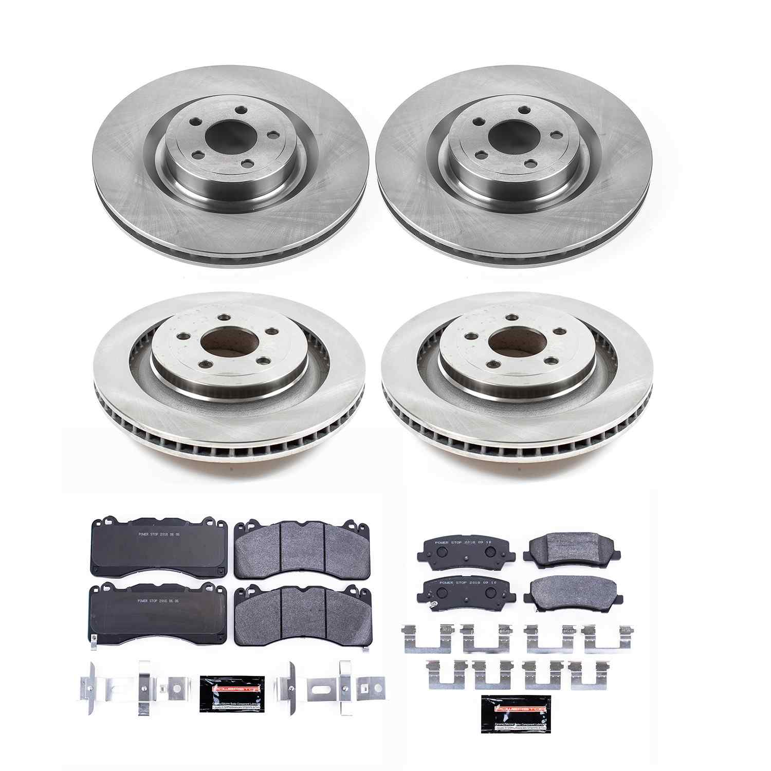 Power Stop 15-22 Ford Mustang Front & Rear Track Day Brake Kit