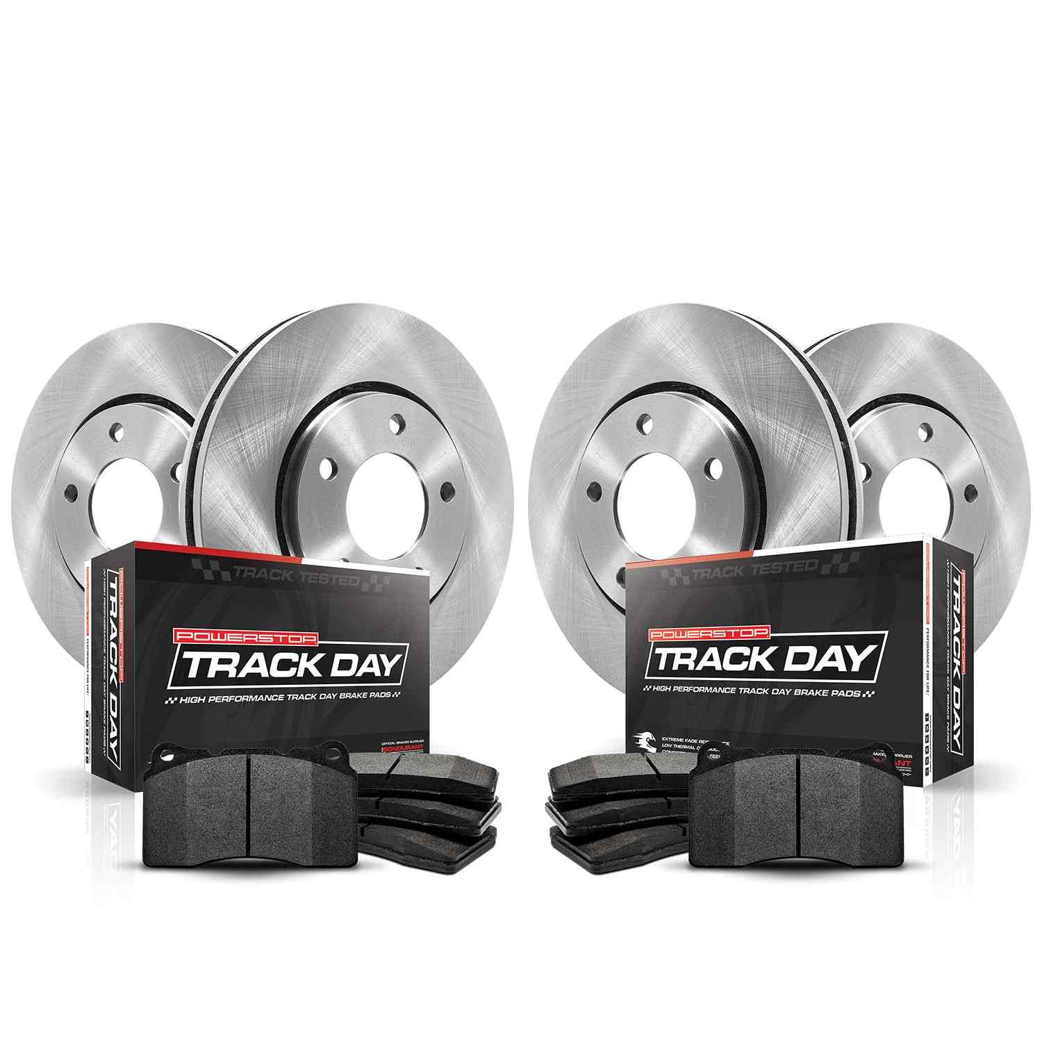 Power Stop 15-22 Ford Mustang Front & Rear Track Day Brake Kit