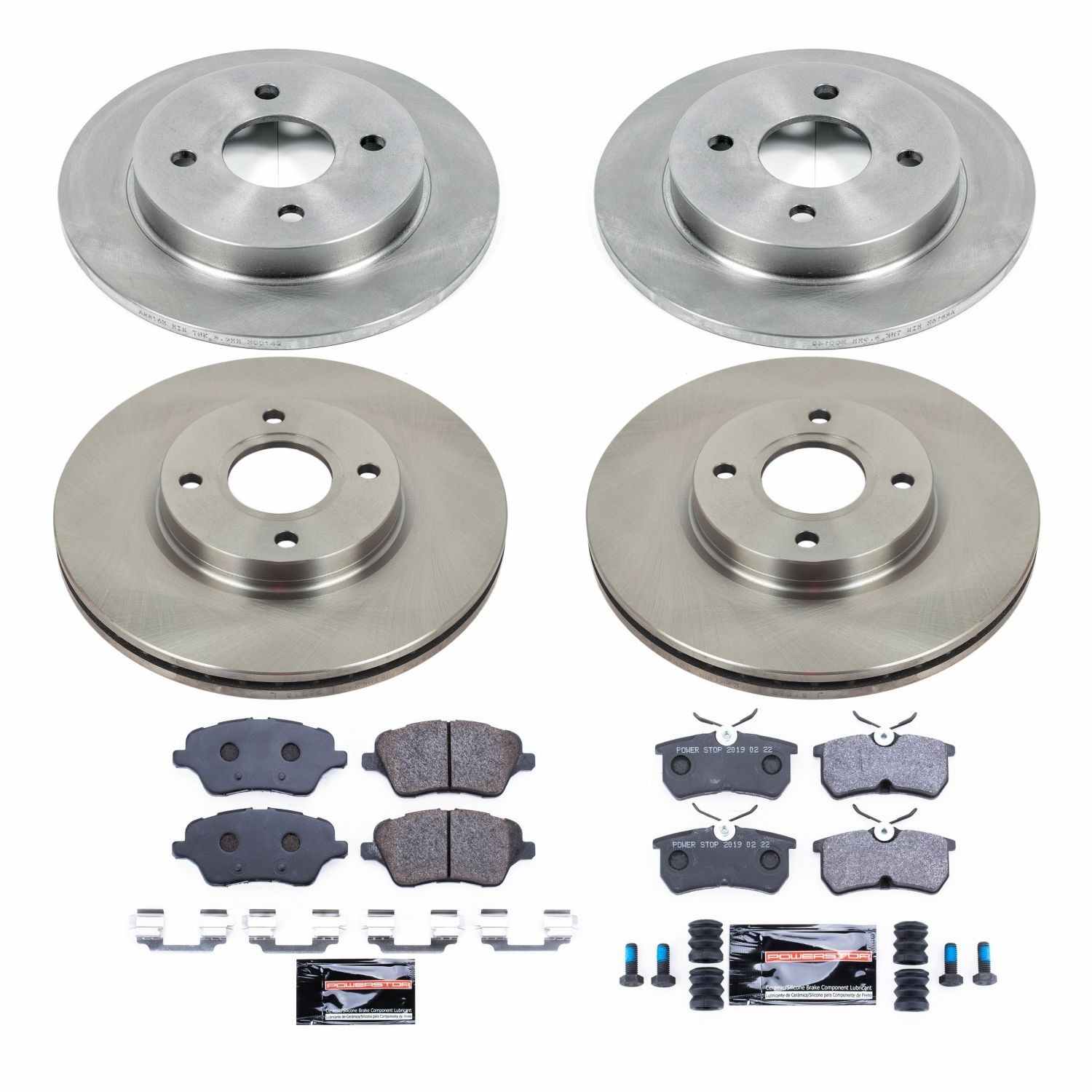 Power Stop 14-19 Ford Fiesta Front & Rear Track Day Brake Kit