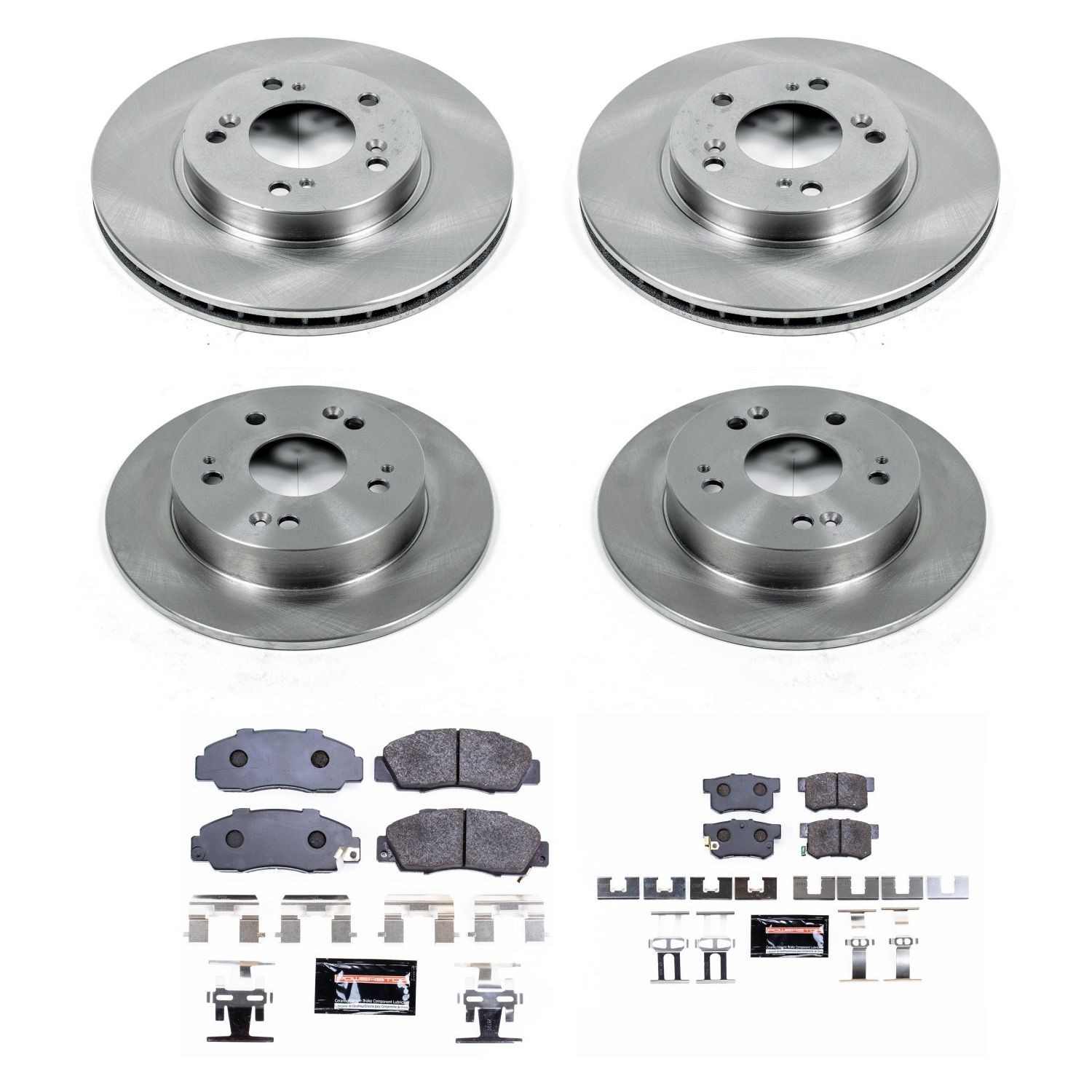 Power Stop 97-01 Honda Prelude Front & Rear Track Day Brake Kit